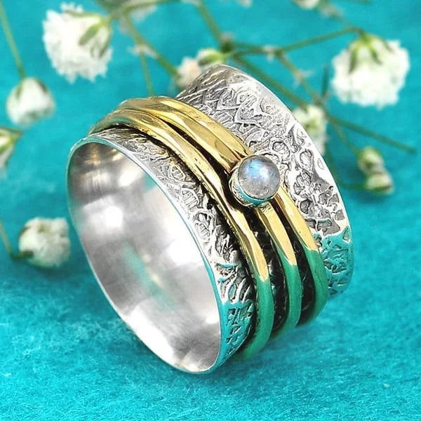 Bague de méditation Pierre de Lune