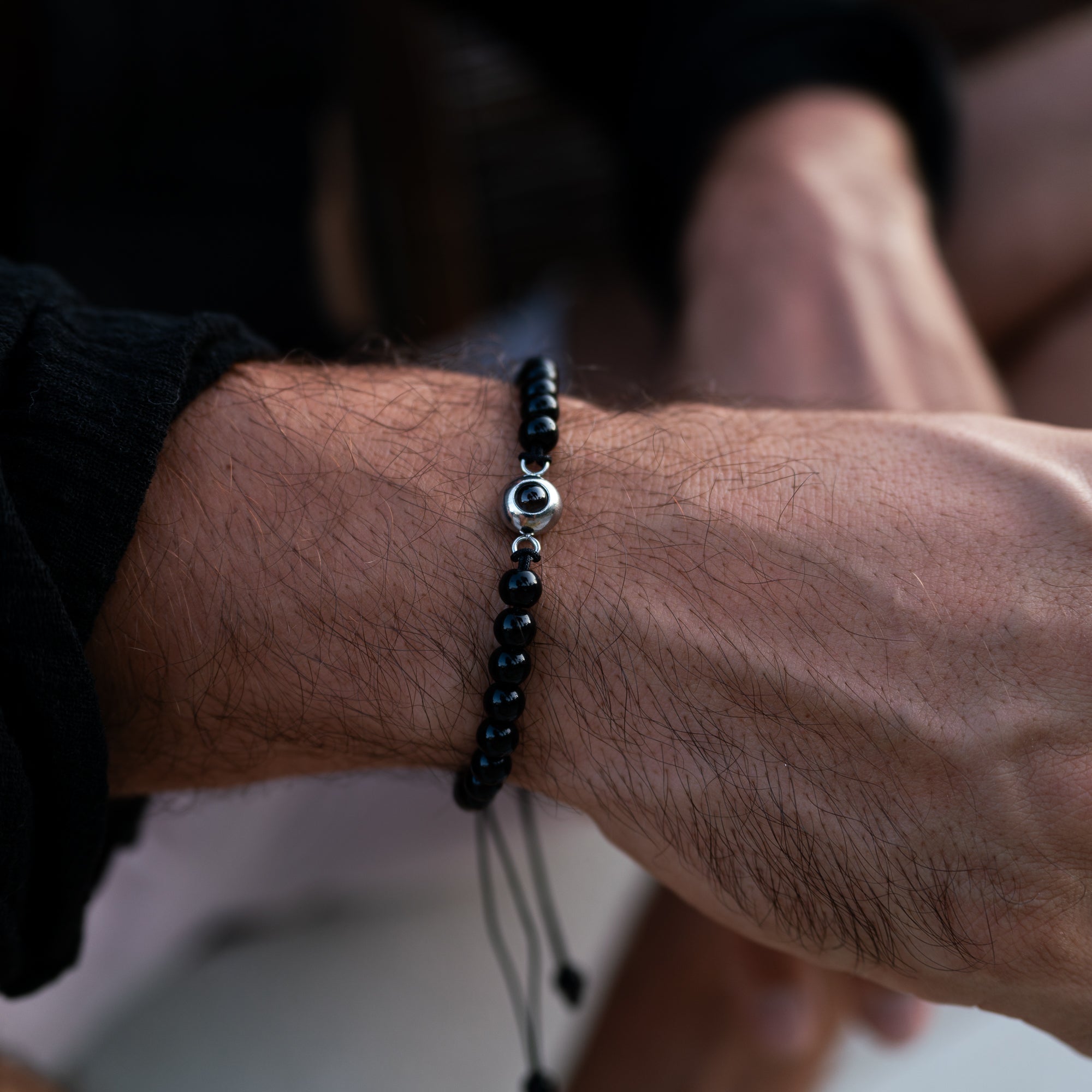 Gepersonaliseerde fotoarmband met jouw foto - Parelketting