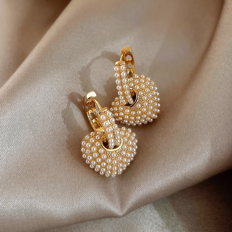Boucles d'oreilles Pearl of Love en or