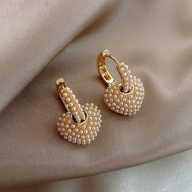 Boucles d'oreilles Pearl of Love en or