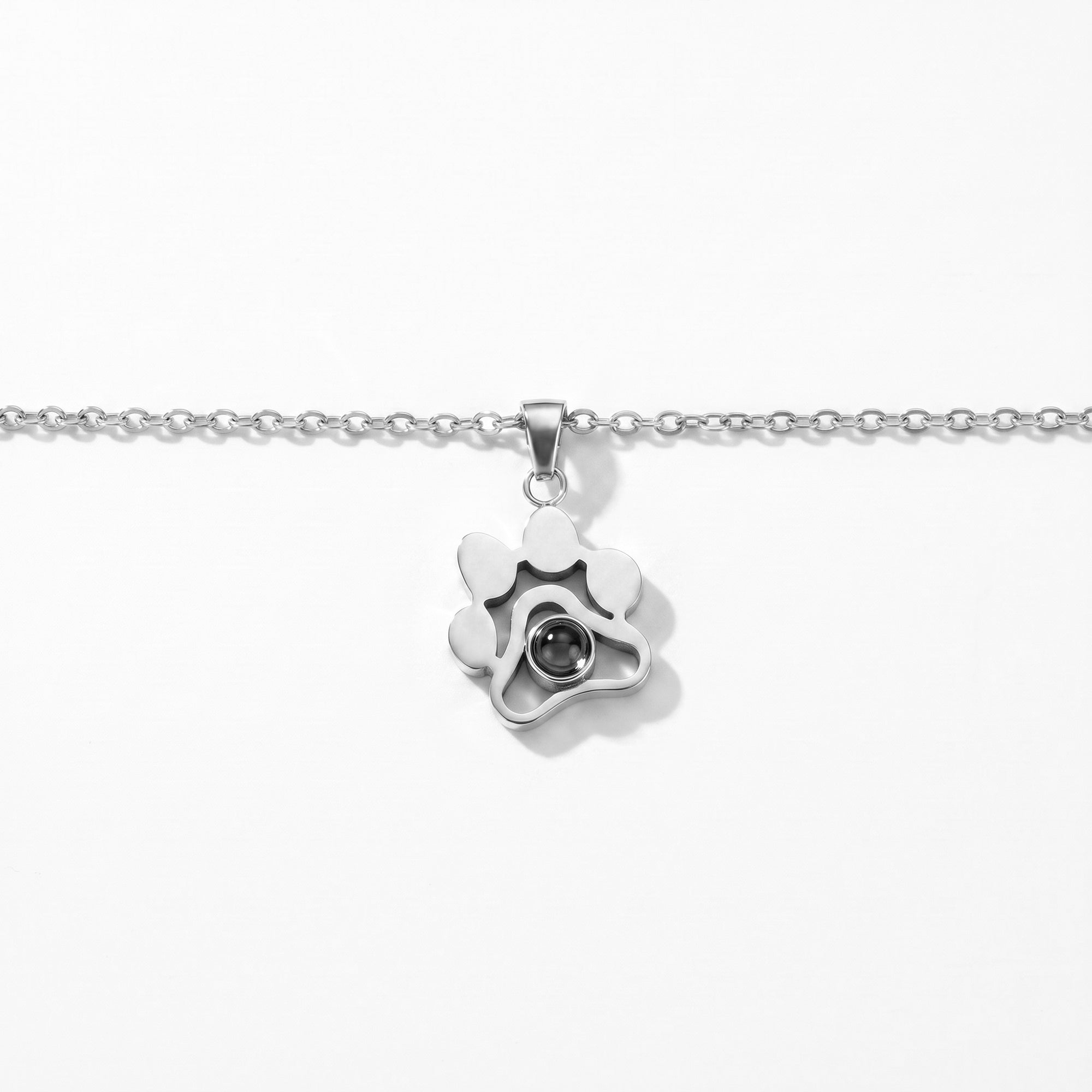 Collier photo personnalisé - Patte de chien