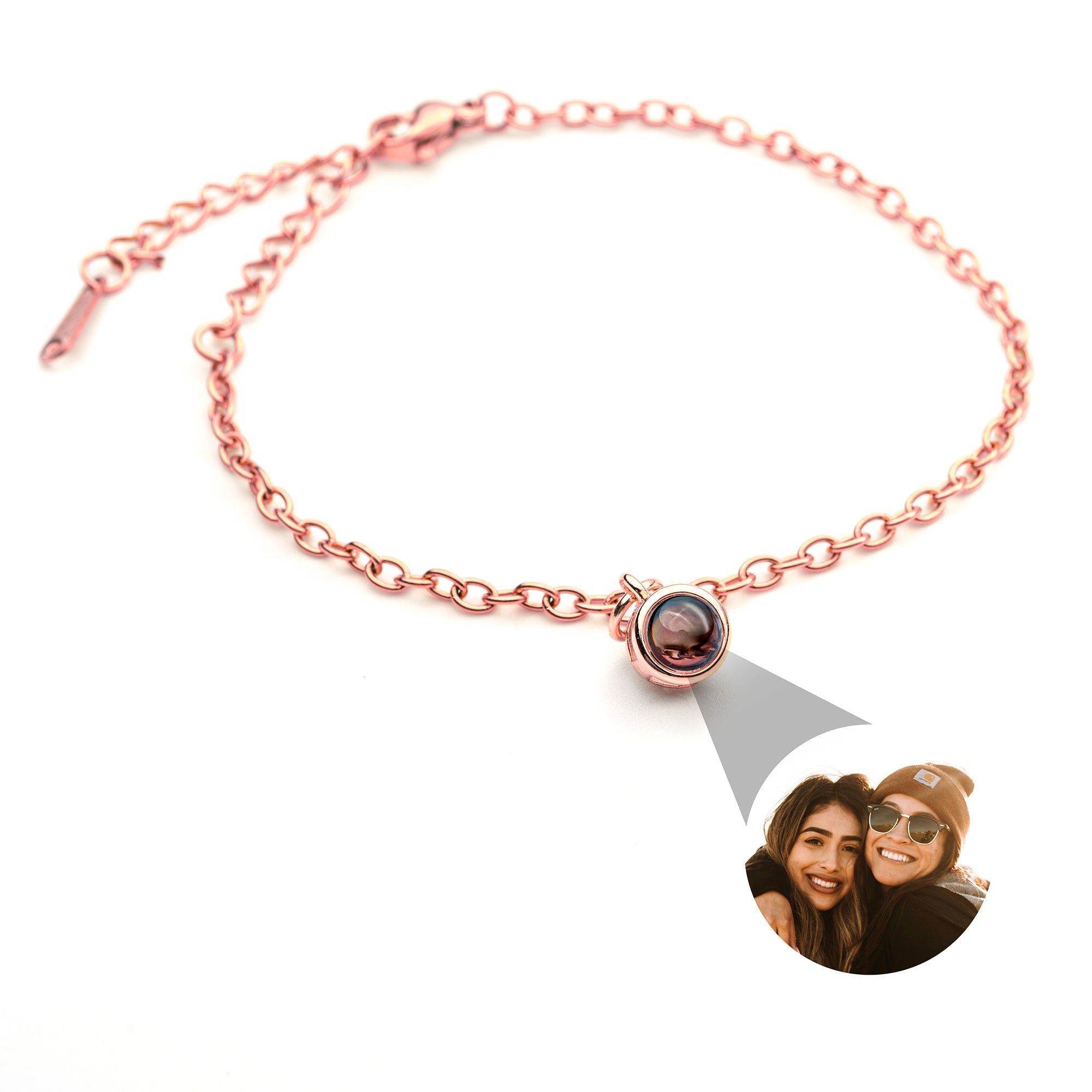 Bracelet photo personnalisé avec votre photo - délicat