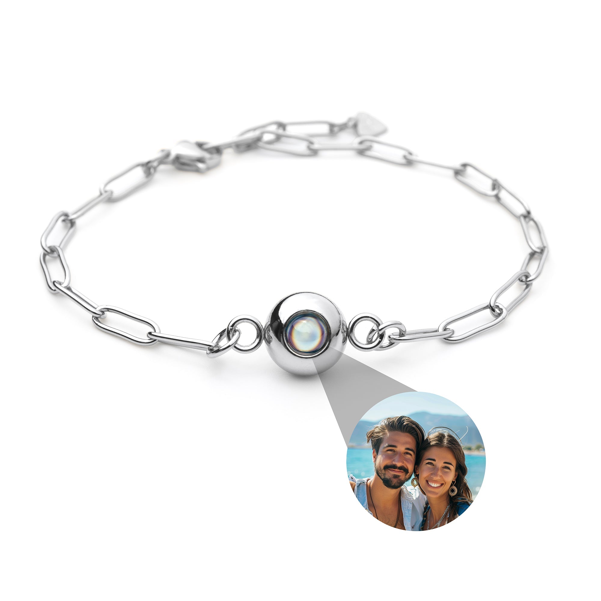 Bracelet photo personnalisé avec ta photo - Paperclip