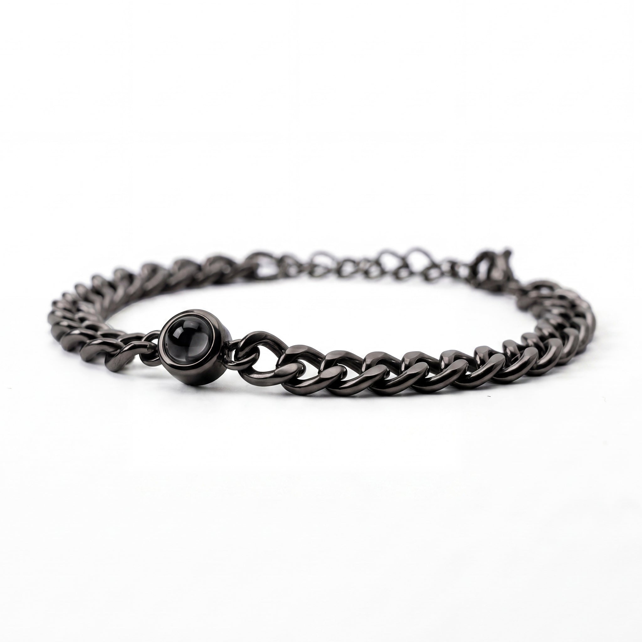 Bracelet photo personnalisé avec ta photo - Chaîne cubaine