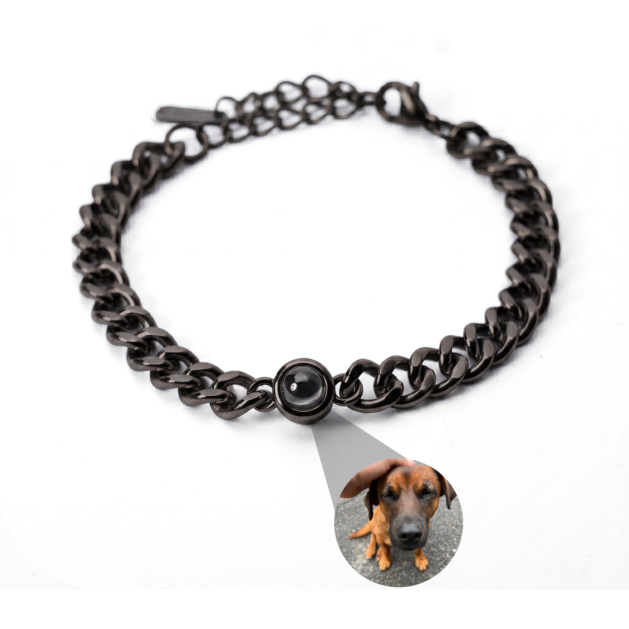 Bracelet photo personnalisé avec ta photo - Chaîne cubaine