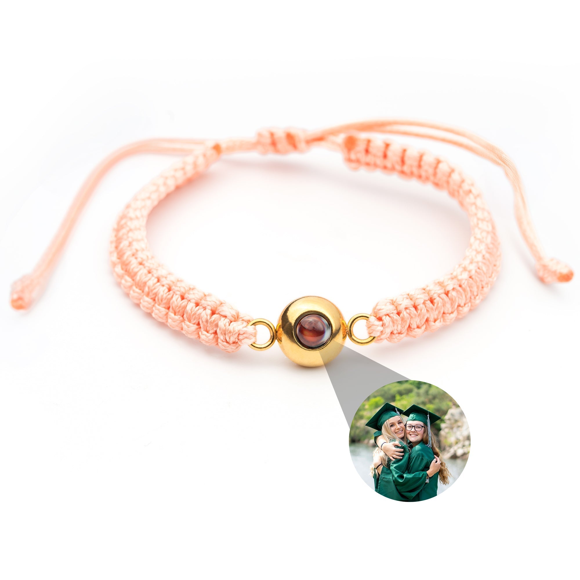Bracelet photo personnalisé avec ta photo - Édition Premium