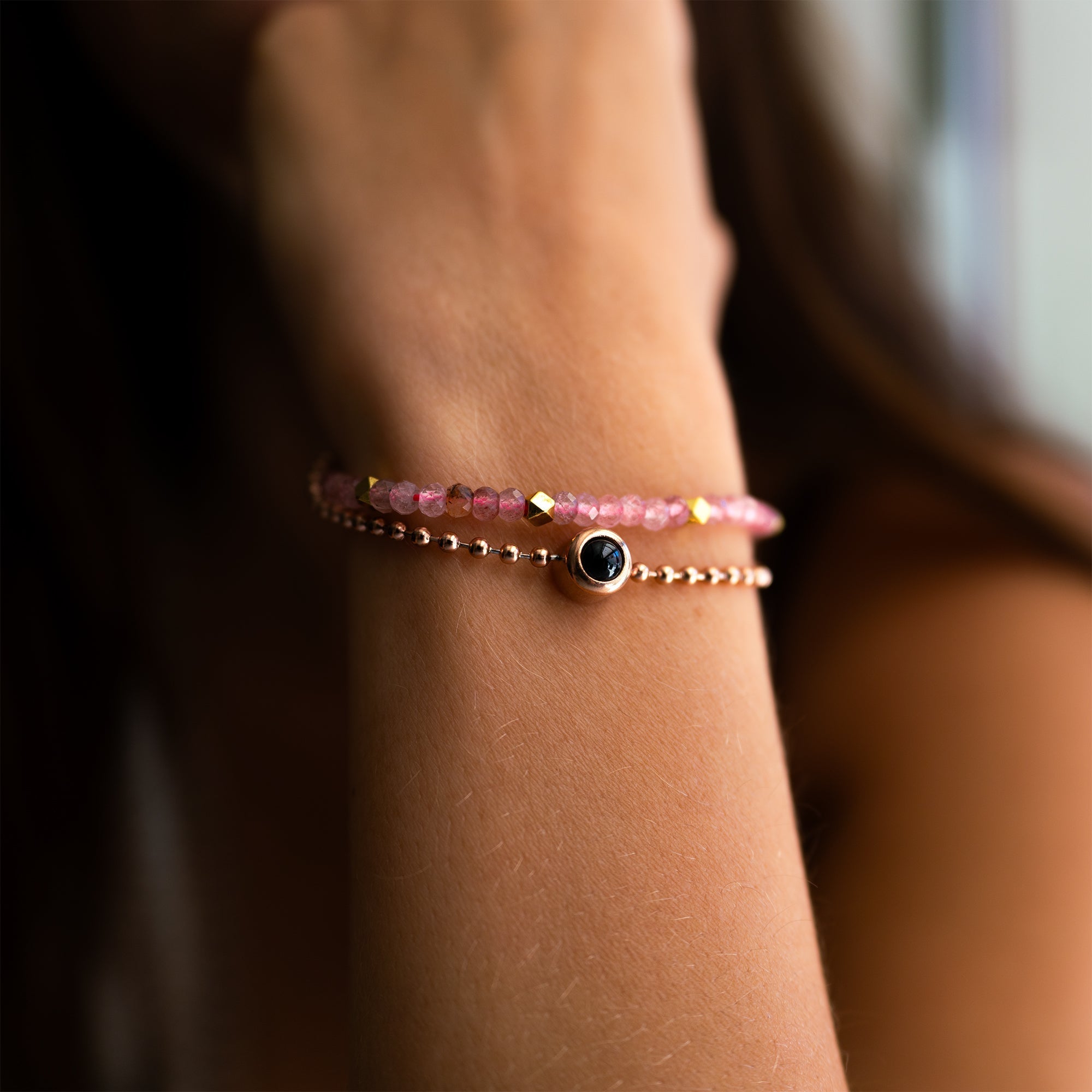 Bracelet photo personnalisé avec ta photo - Cristal