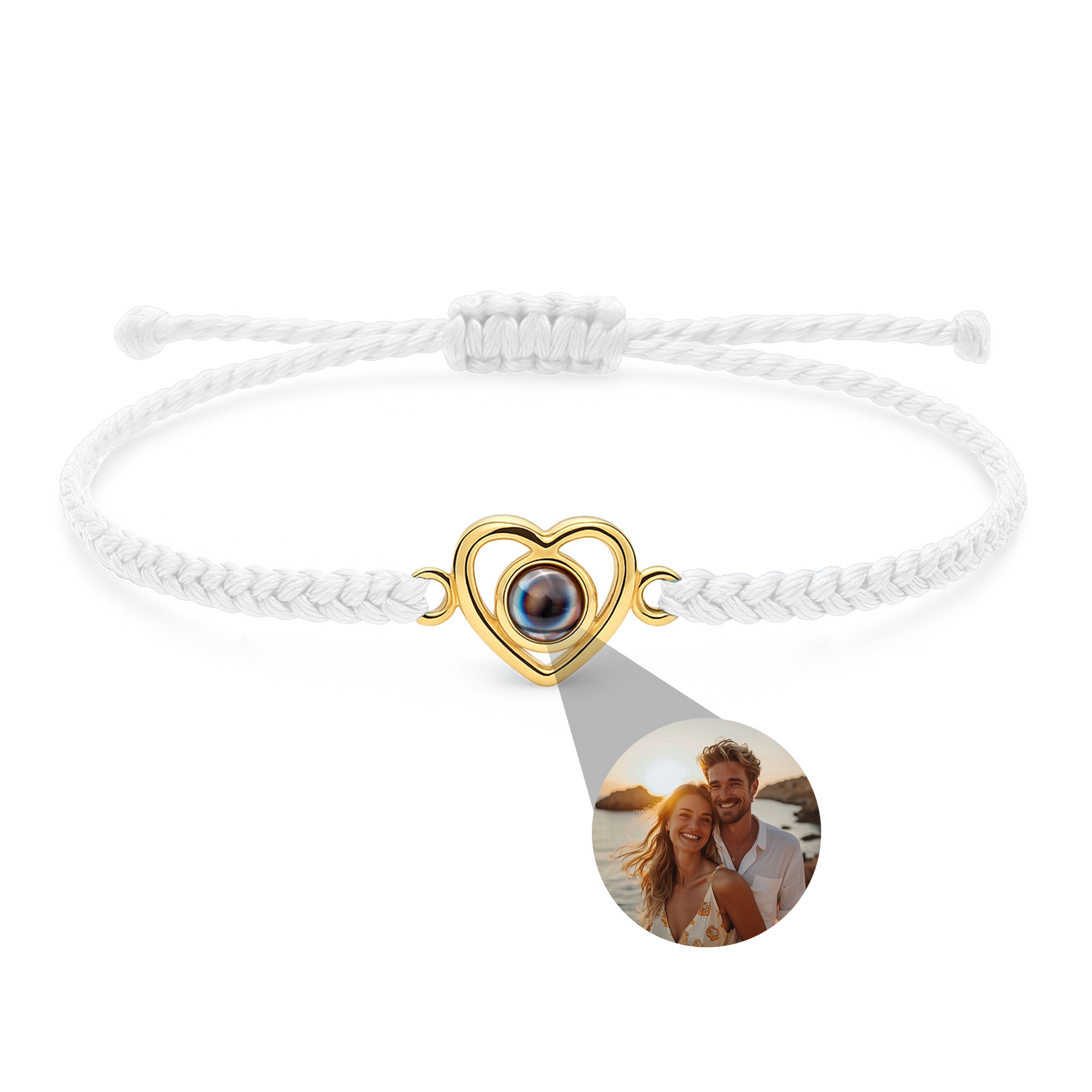 Photoarmband personnalisé avec ta photo - Cœur