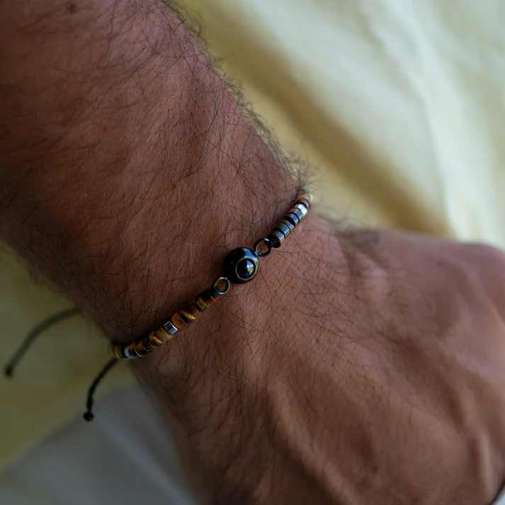 Bracelet photo personnalisé avec votre photo - Perle Heishi
