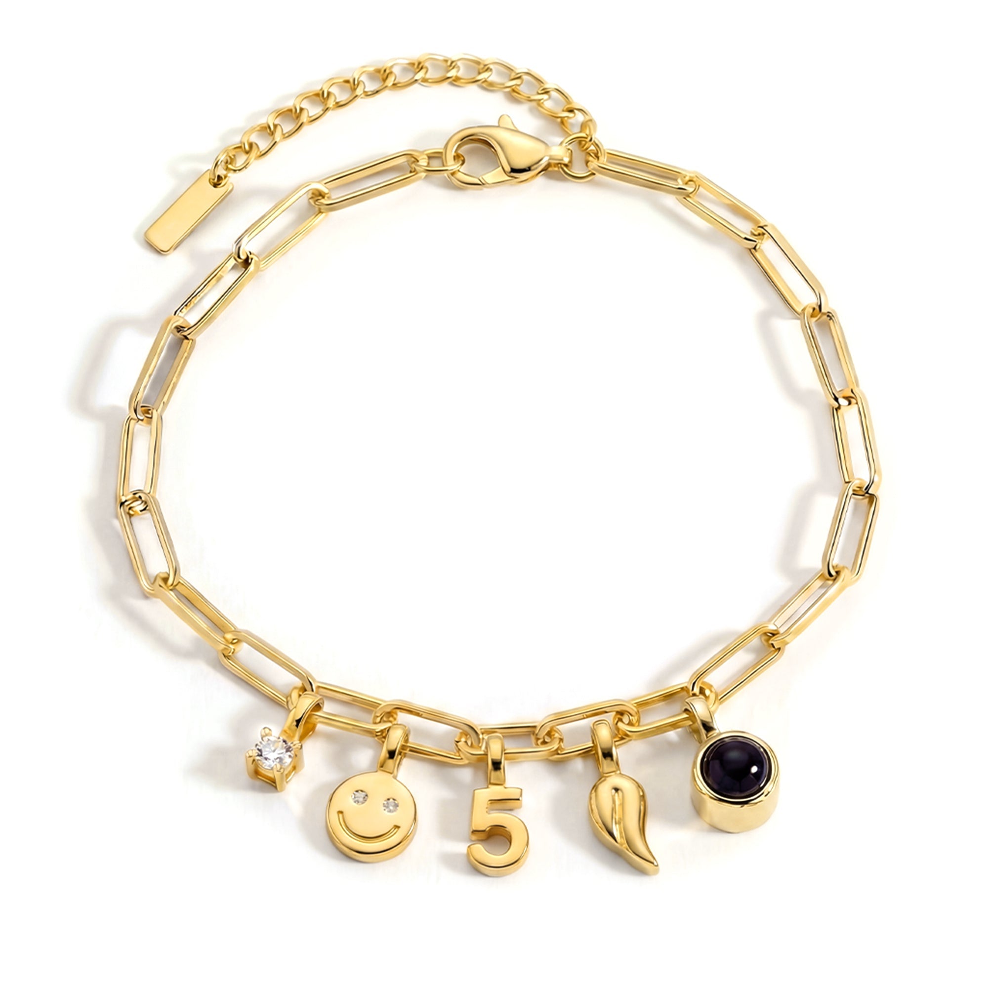 Bracelet personnalisé avec charms - Trombones