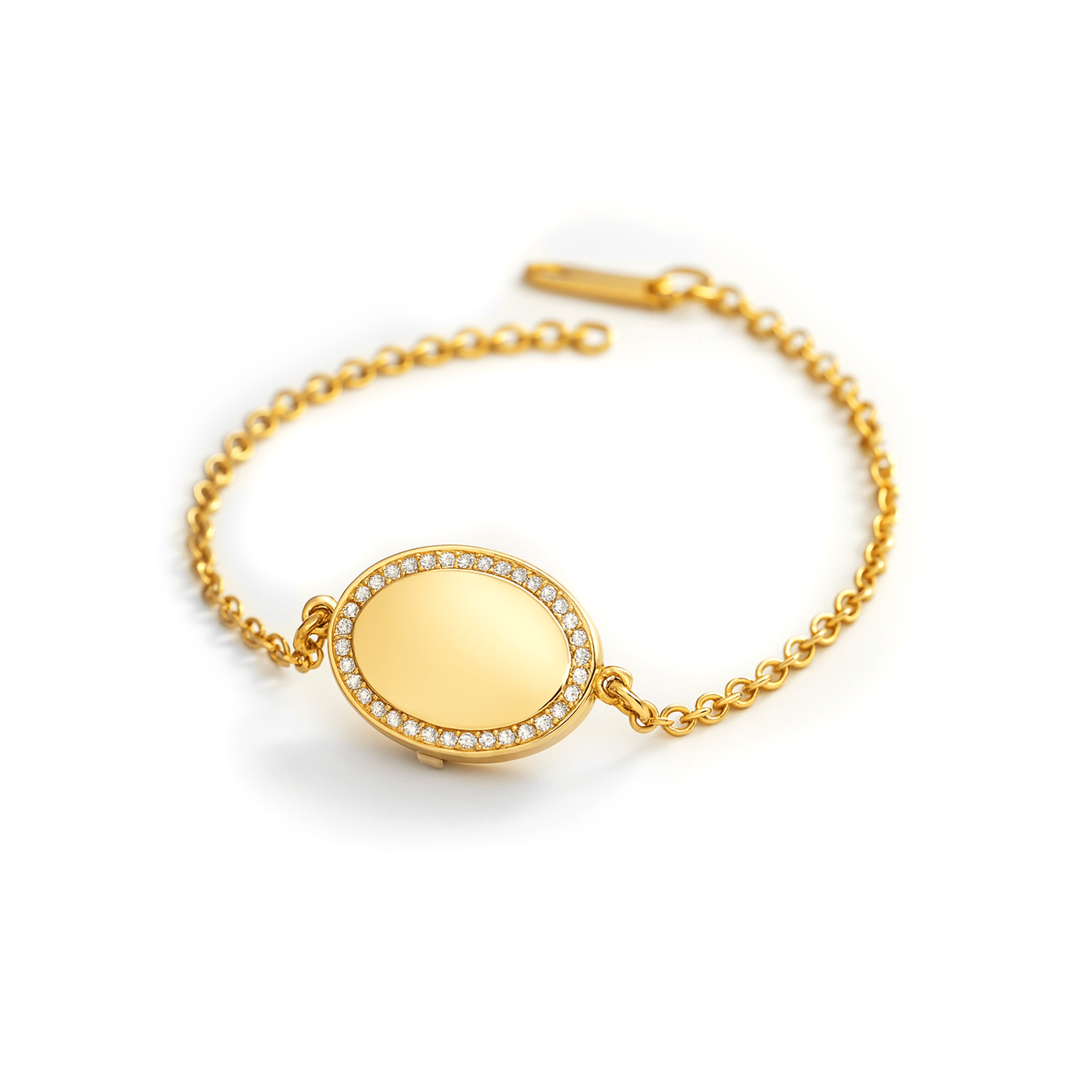 Bracelet médaillon photo - Ovale