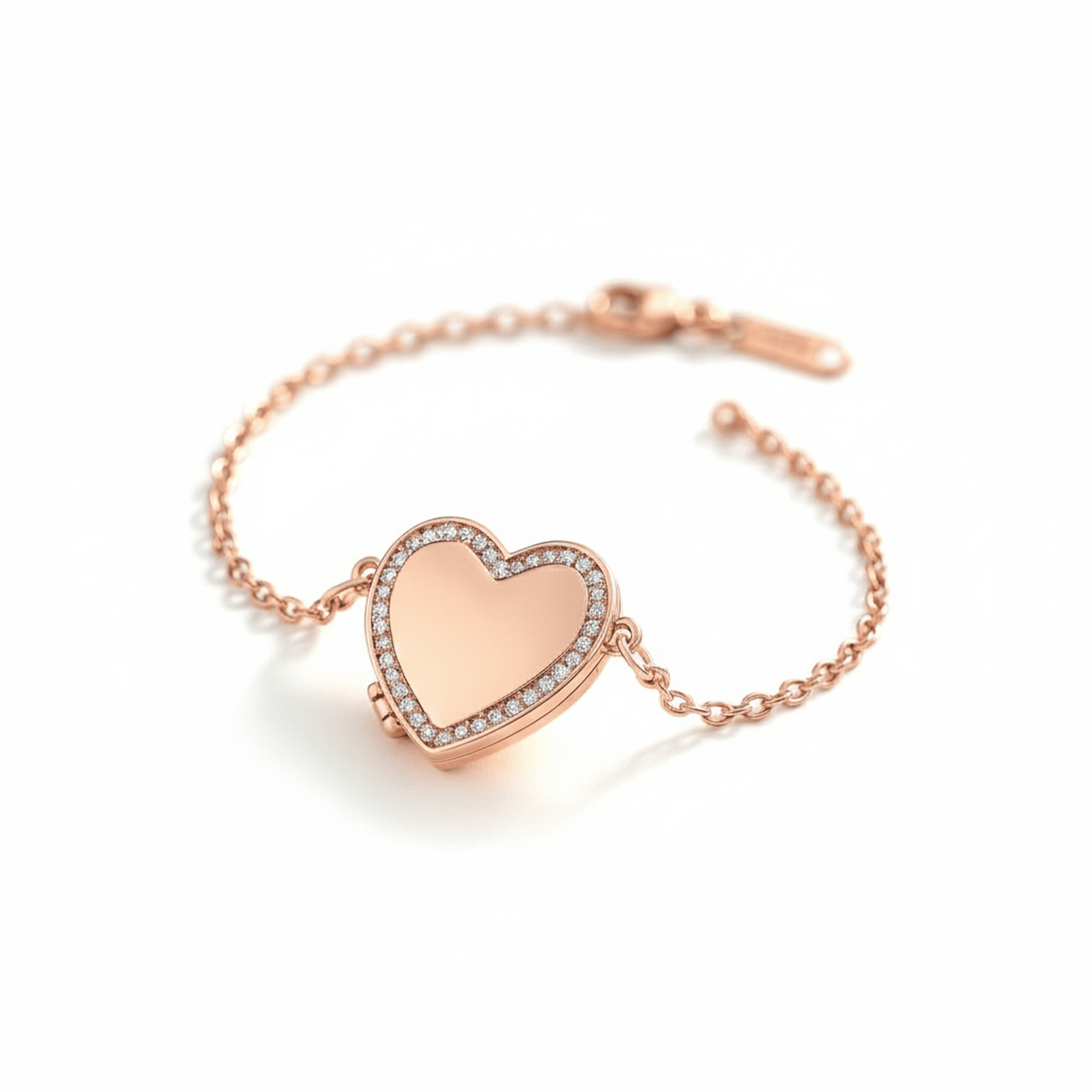 Bracelet médaillon photo - Cœur