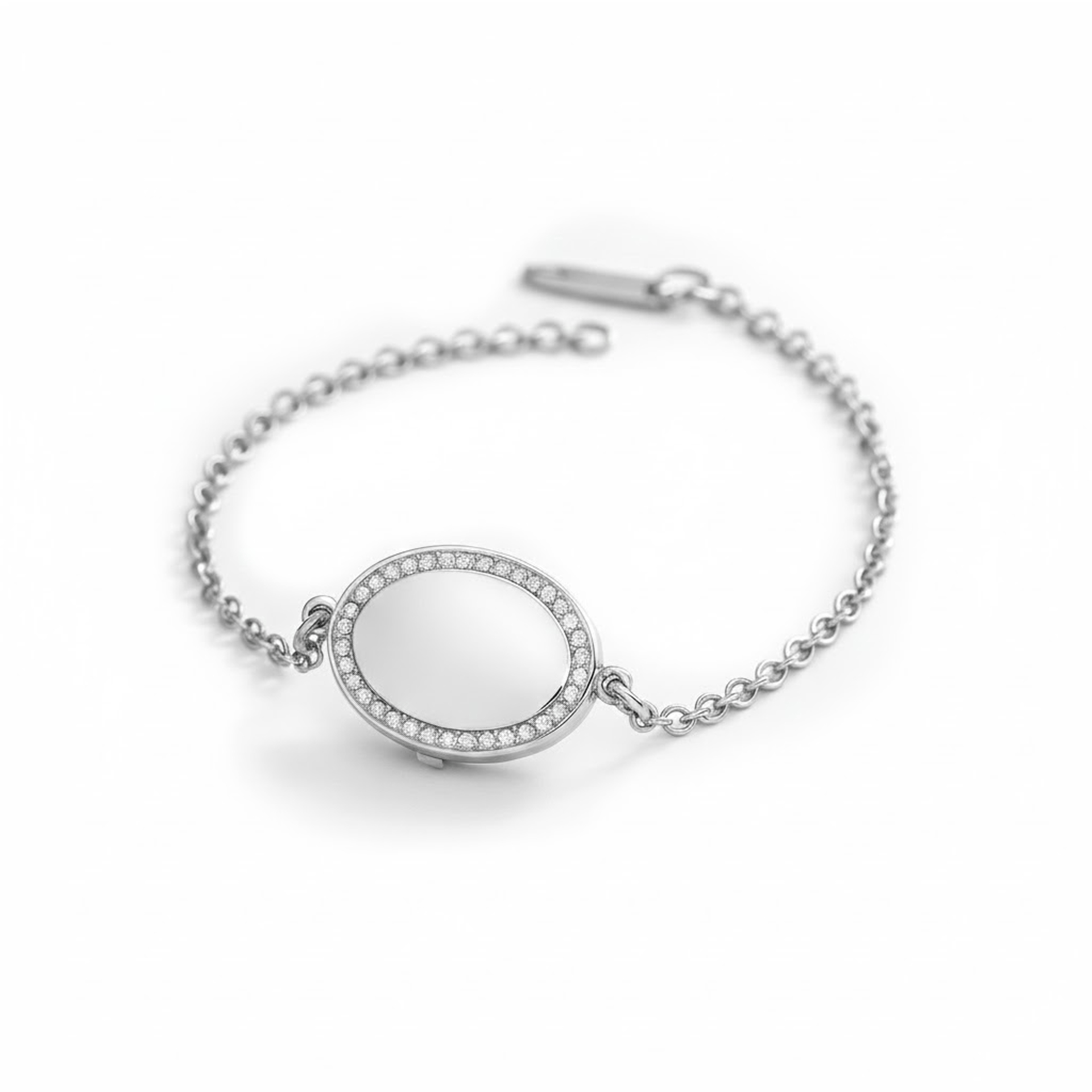Bracelet médaillon photo - Ovale