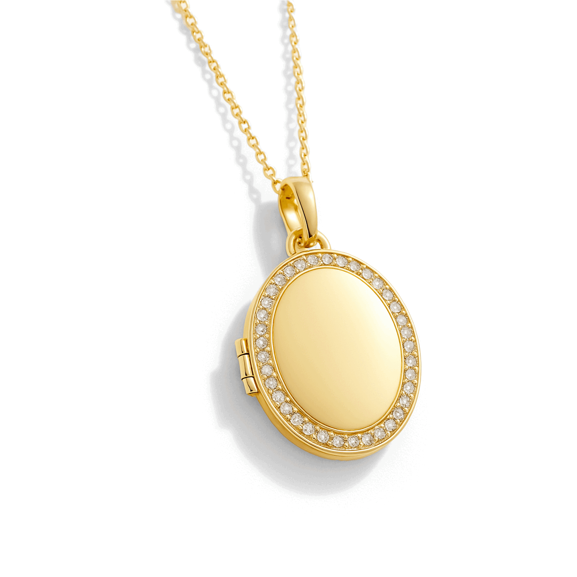 Collier médaillon photo - Ovale