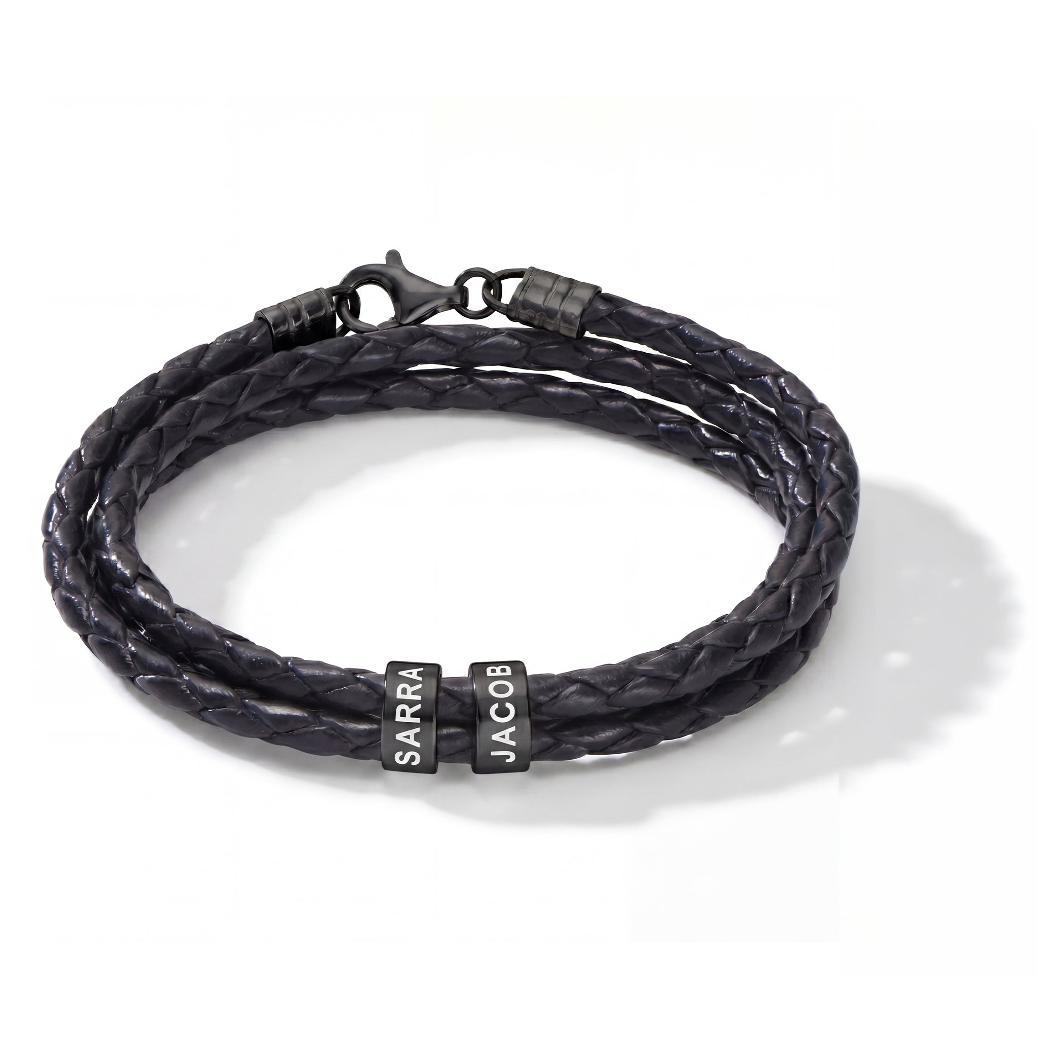 Bracelet en cuir avec gravure