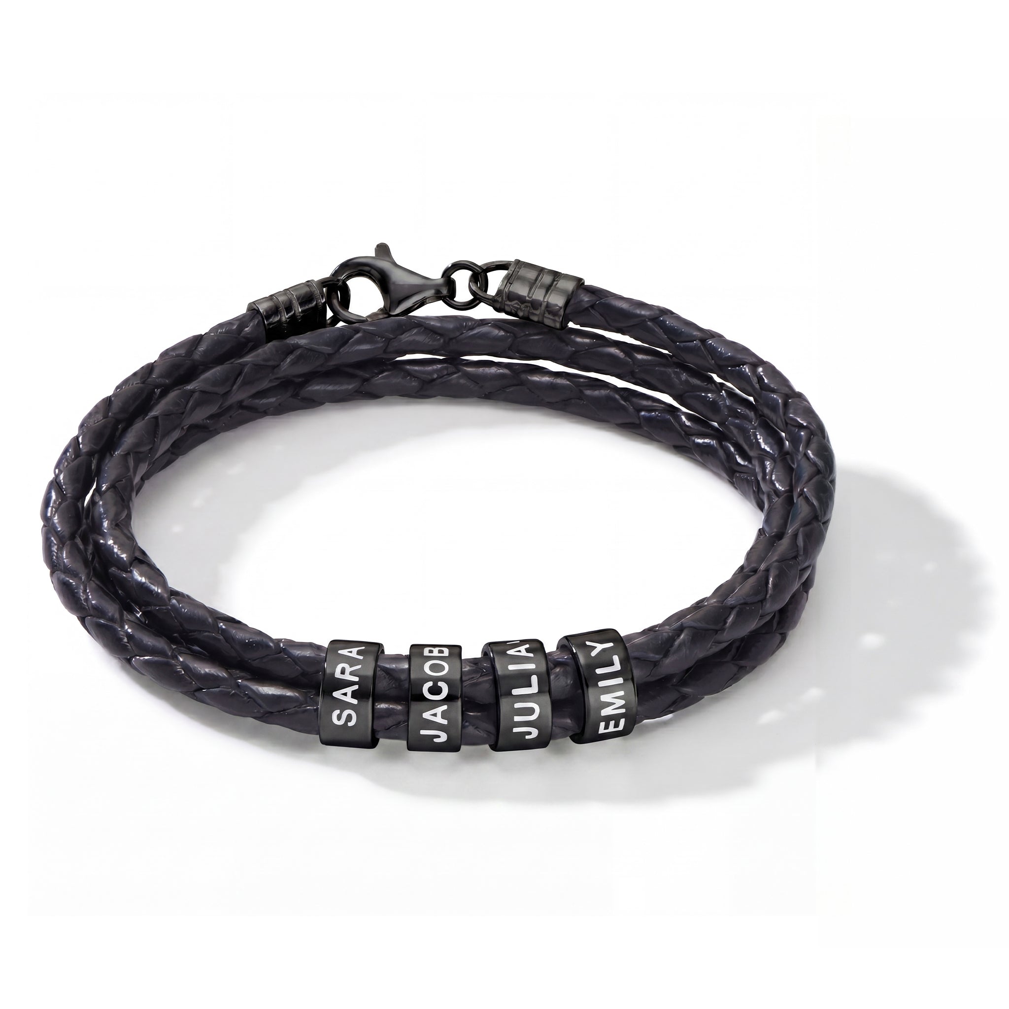 Bracelet en cuir avec gravure