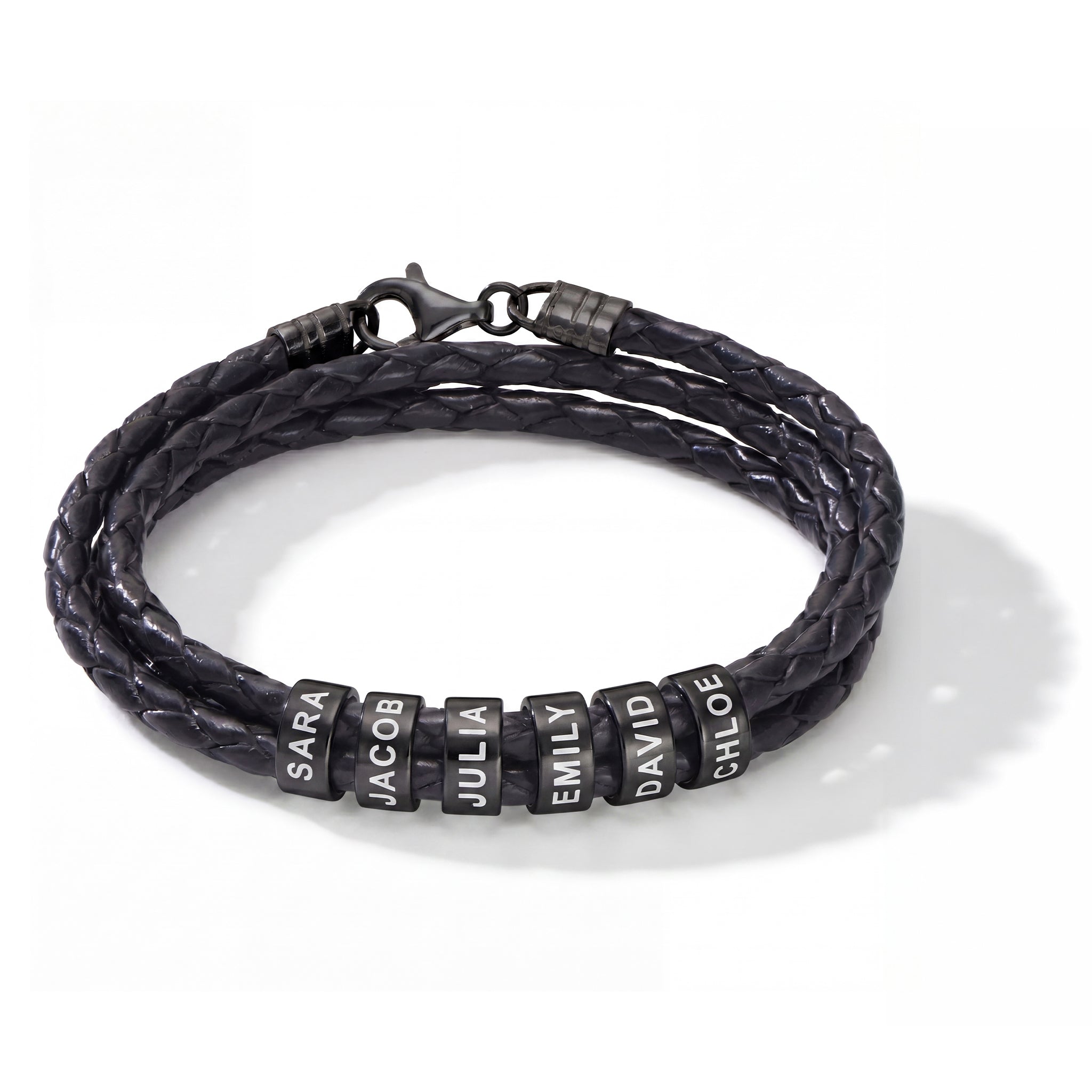 Bracelet en cuir avec gravure