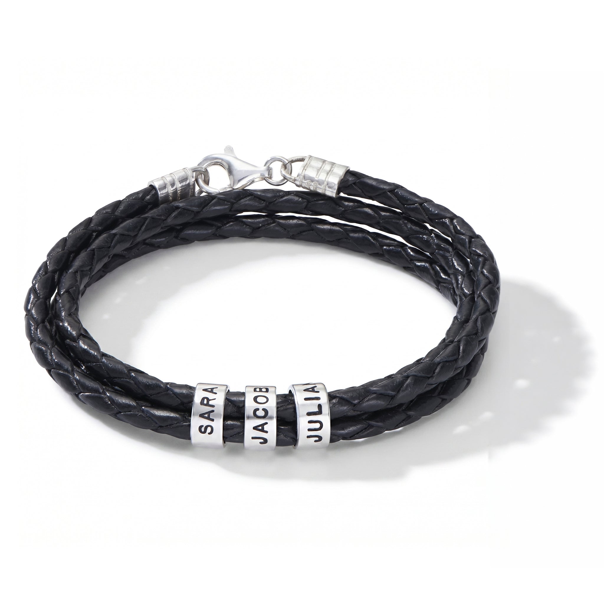 Bracelet en cuir avec gravure