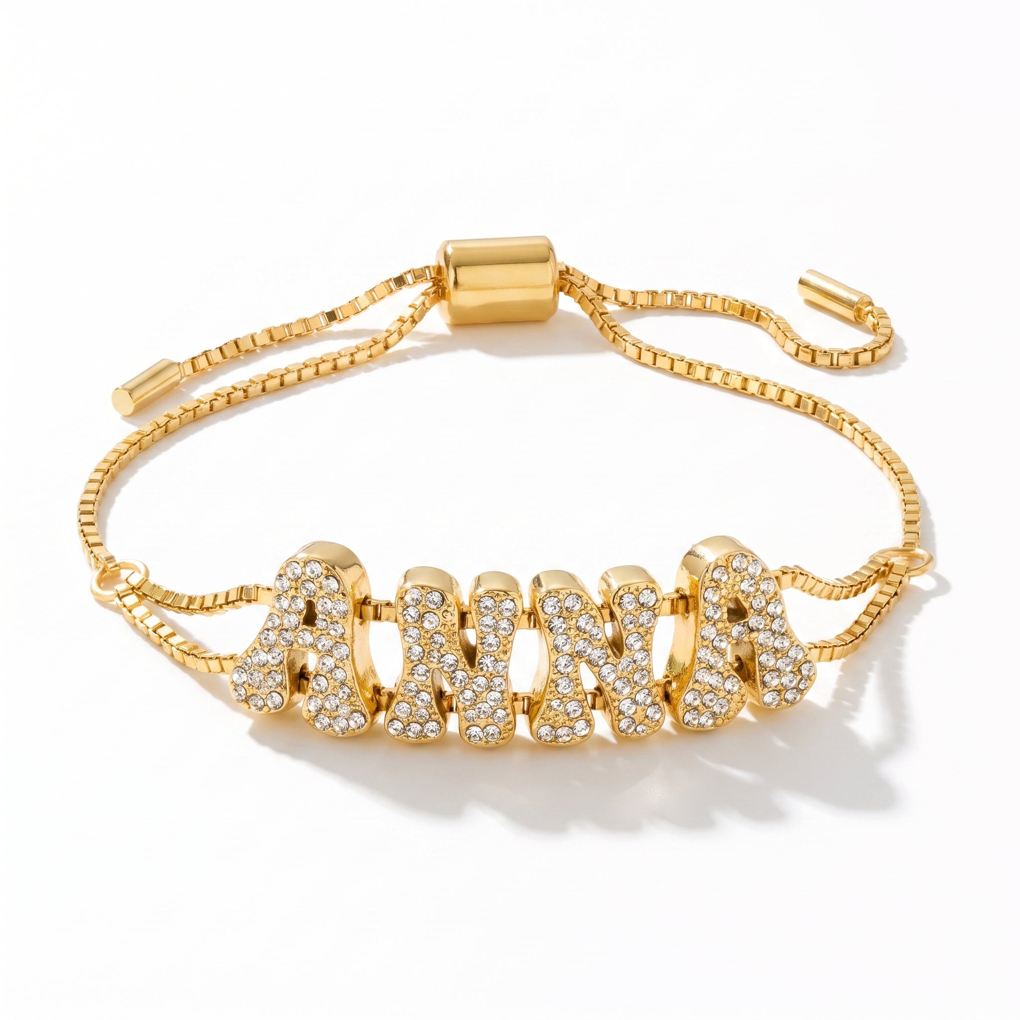 Bracelet lettres bubble