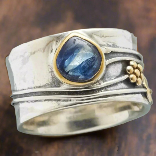 Bague Bohème Esprit Libre Avec Pierre Précieuse