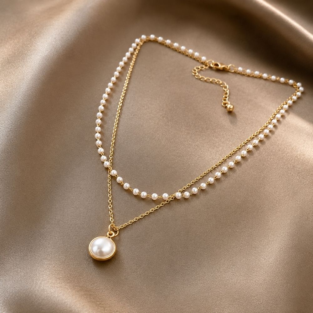 Collier de Perles Brillantes