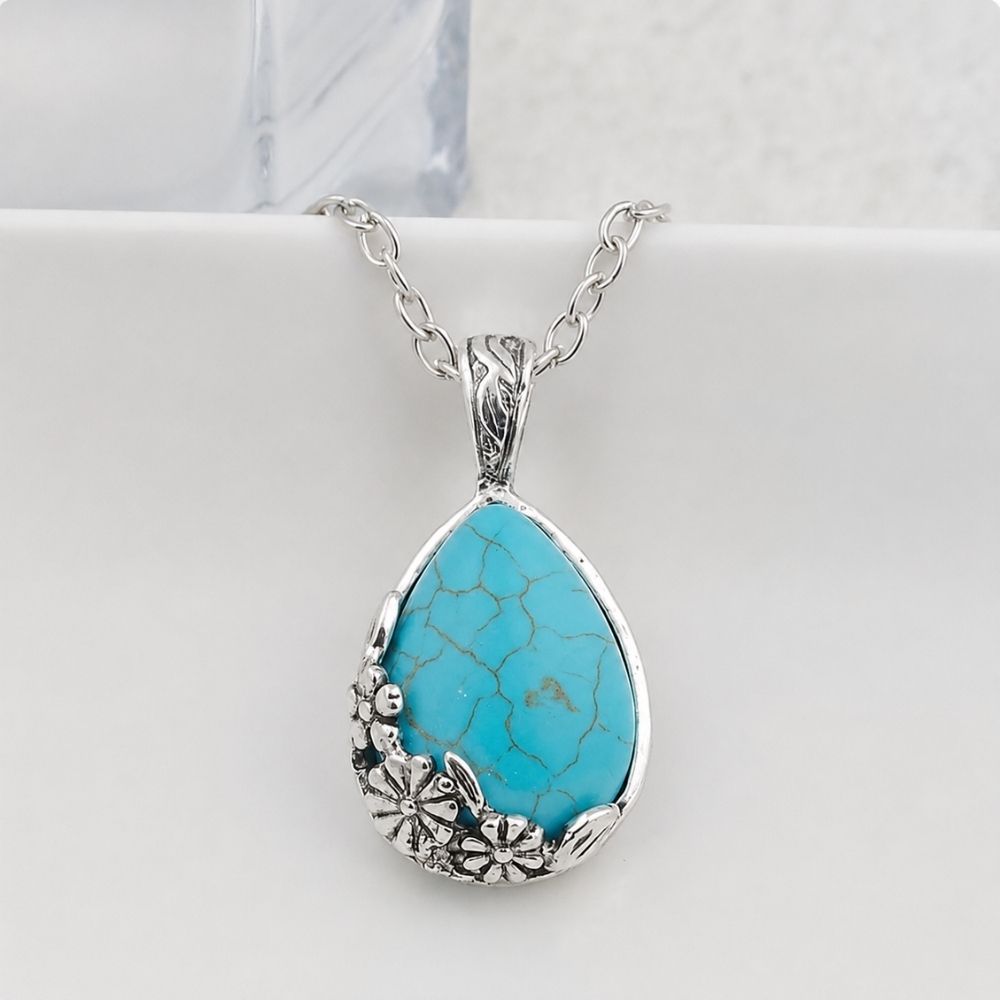 Collier pendentif Serelle Ornement Or Blanc