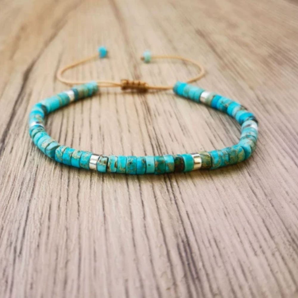Bracelet turquoise Timeless Delicate perlé