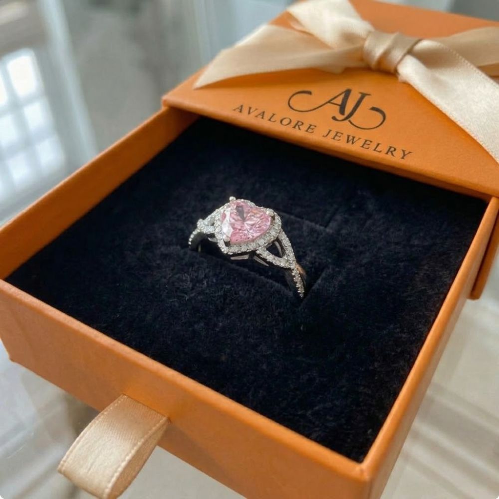 Bague Halo Amour Torsadée