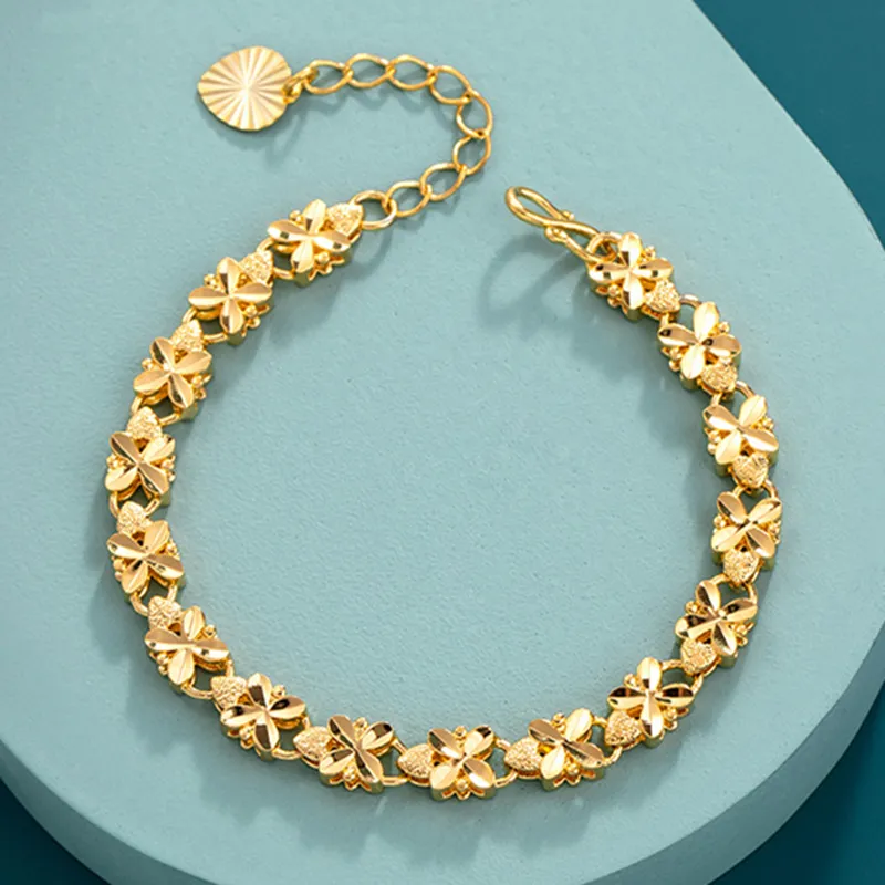 Bracelet Daisy doré vintage
