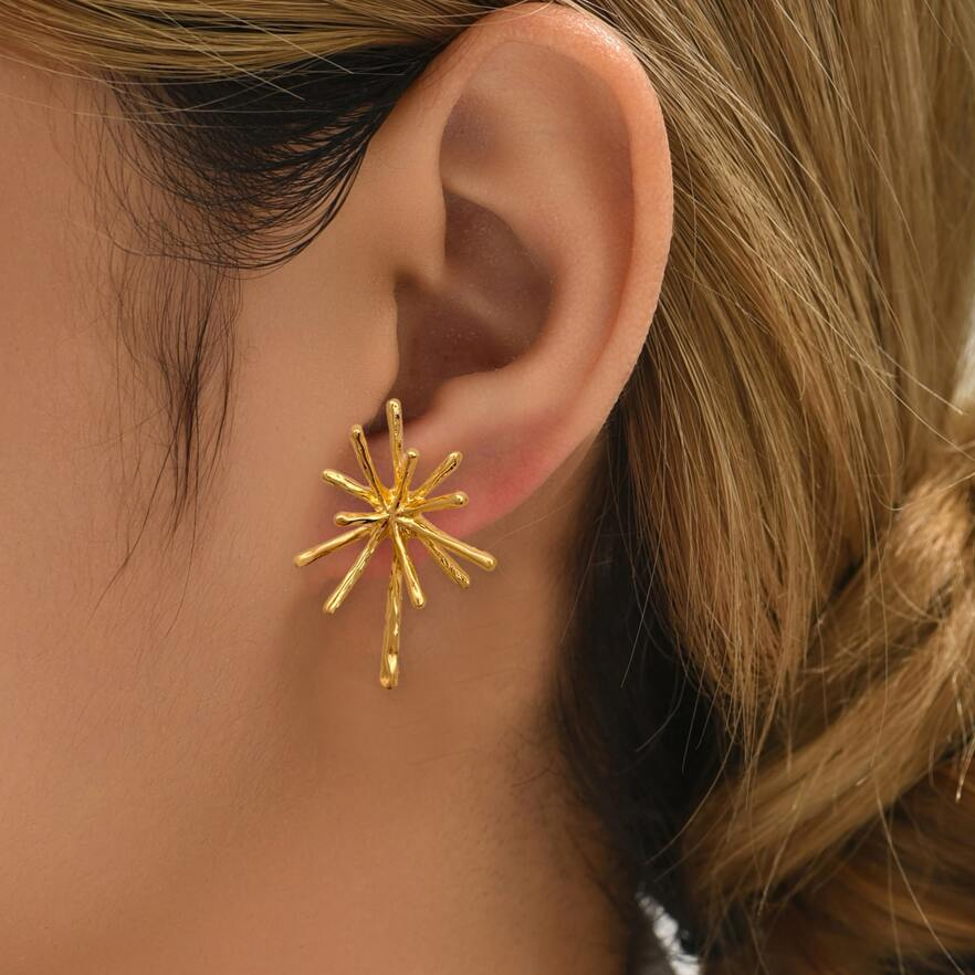 Boucles d'oreilles vintage en or