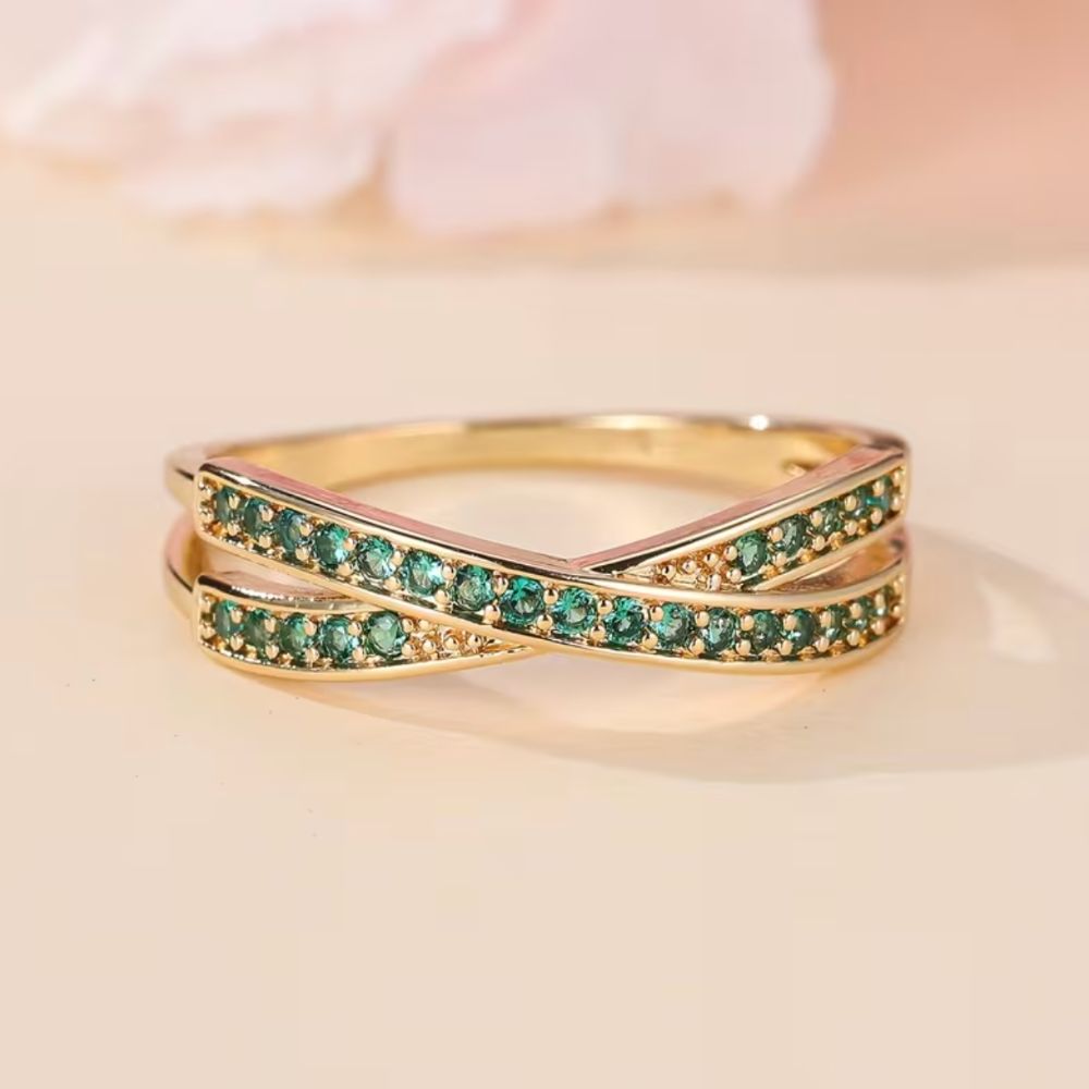 Emerald Flow Ring