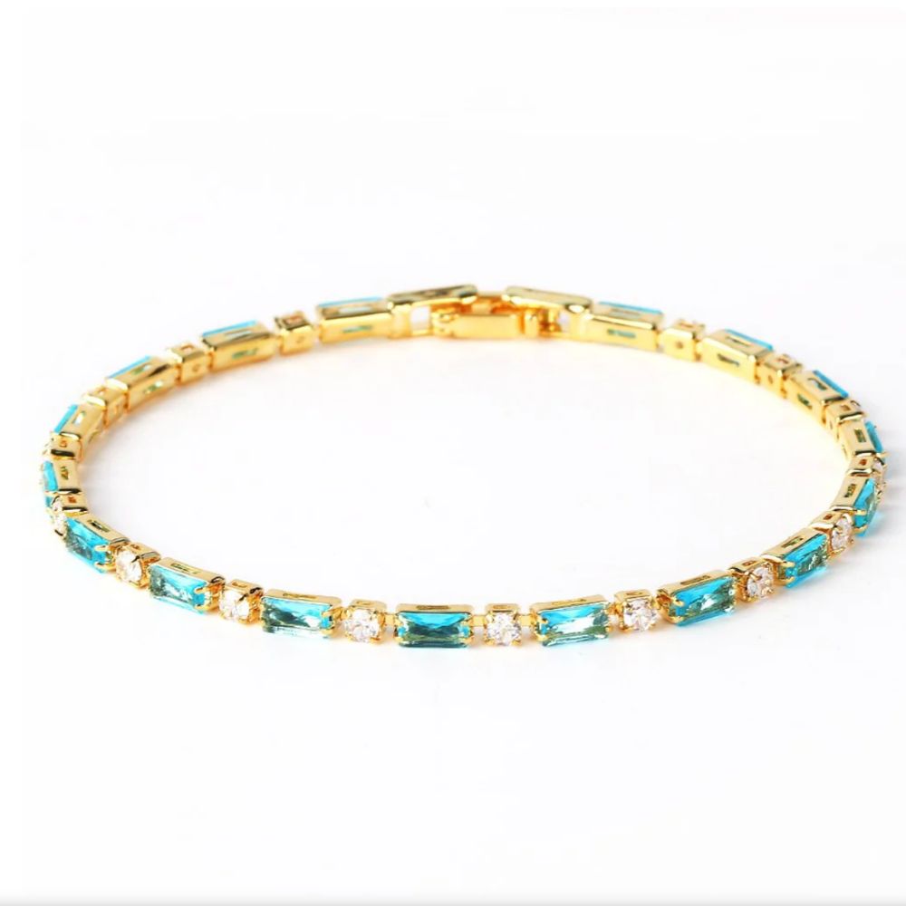 Bracelet en pierre de turquoise naturelle