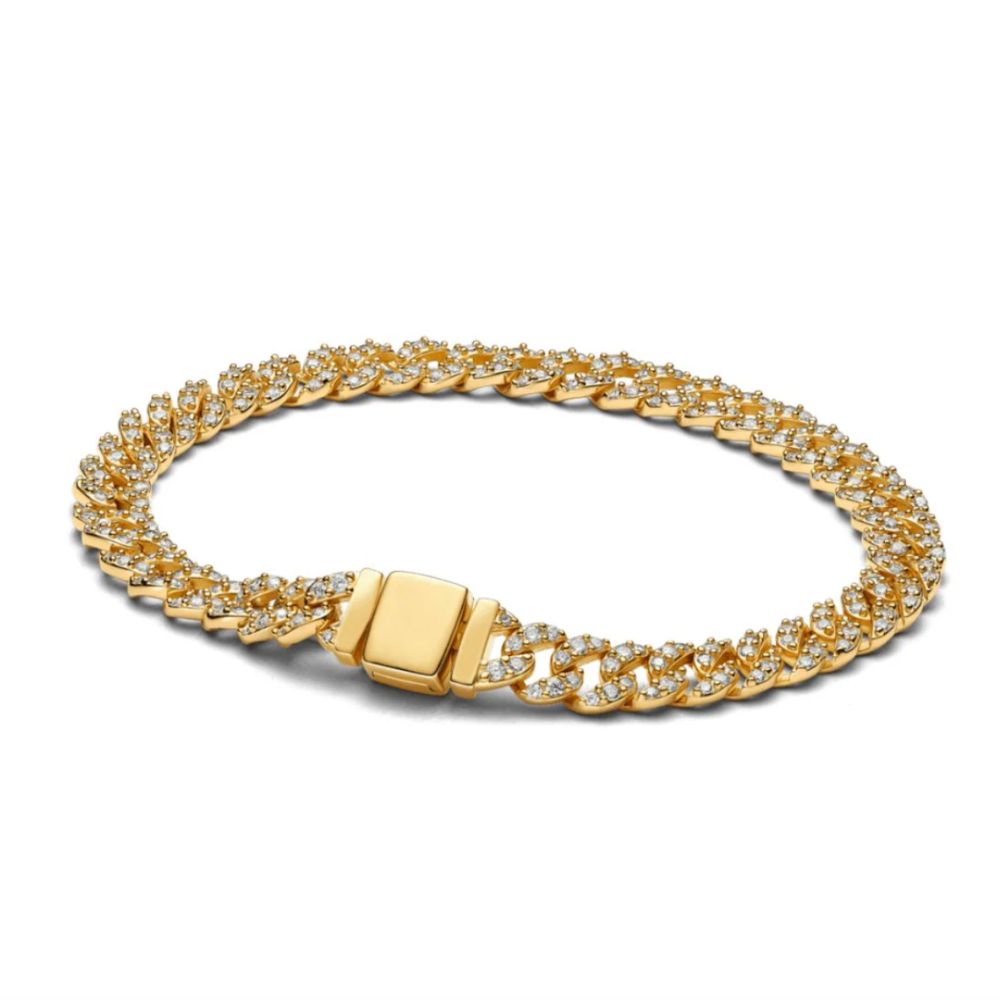 Bracelet Cuban pavé