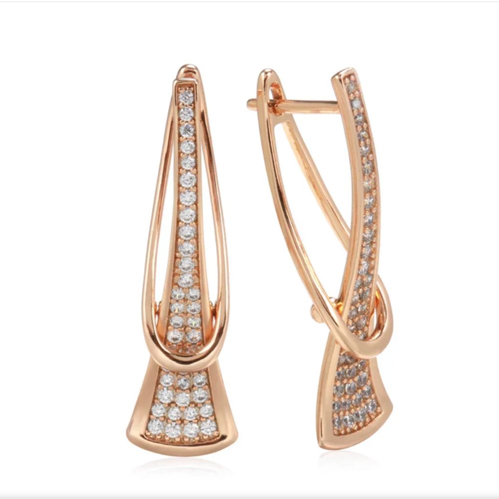 Radiant Layers Crystal Earrings