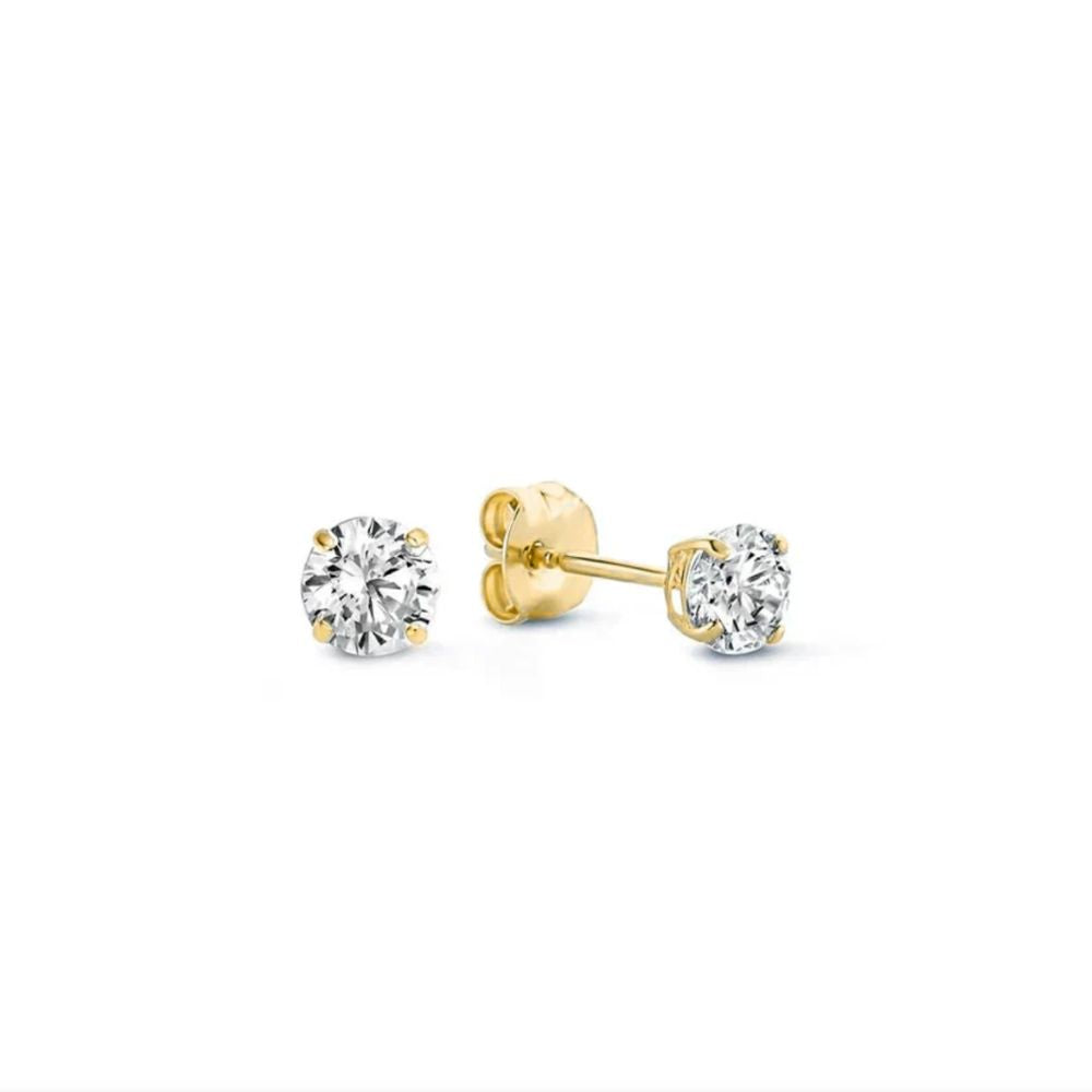 Larmes de Lune Stone Stud Earrings