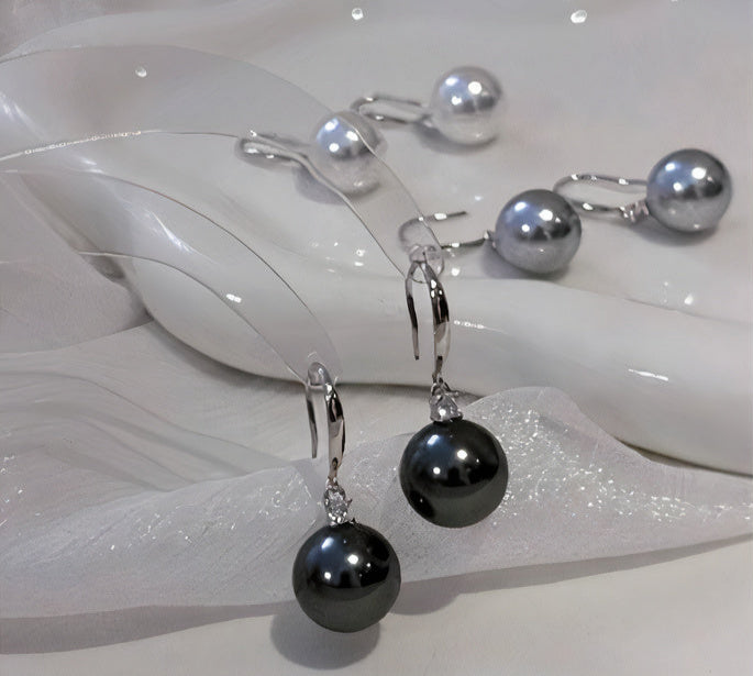Boucles d'oreilles Dark Pearl