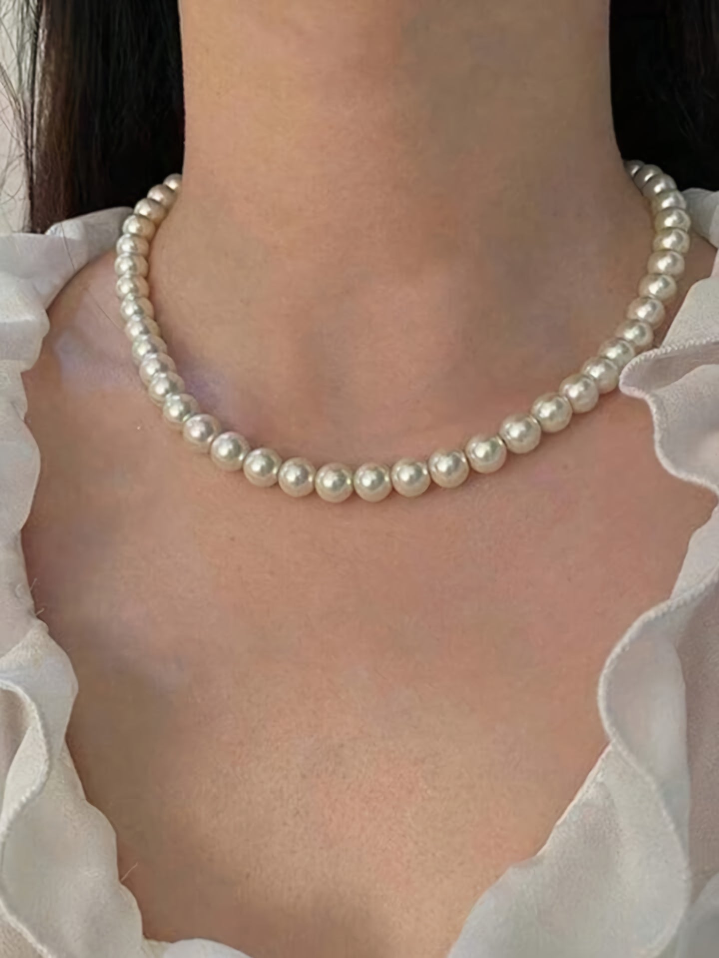 Collier de perles classique