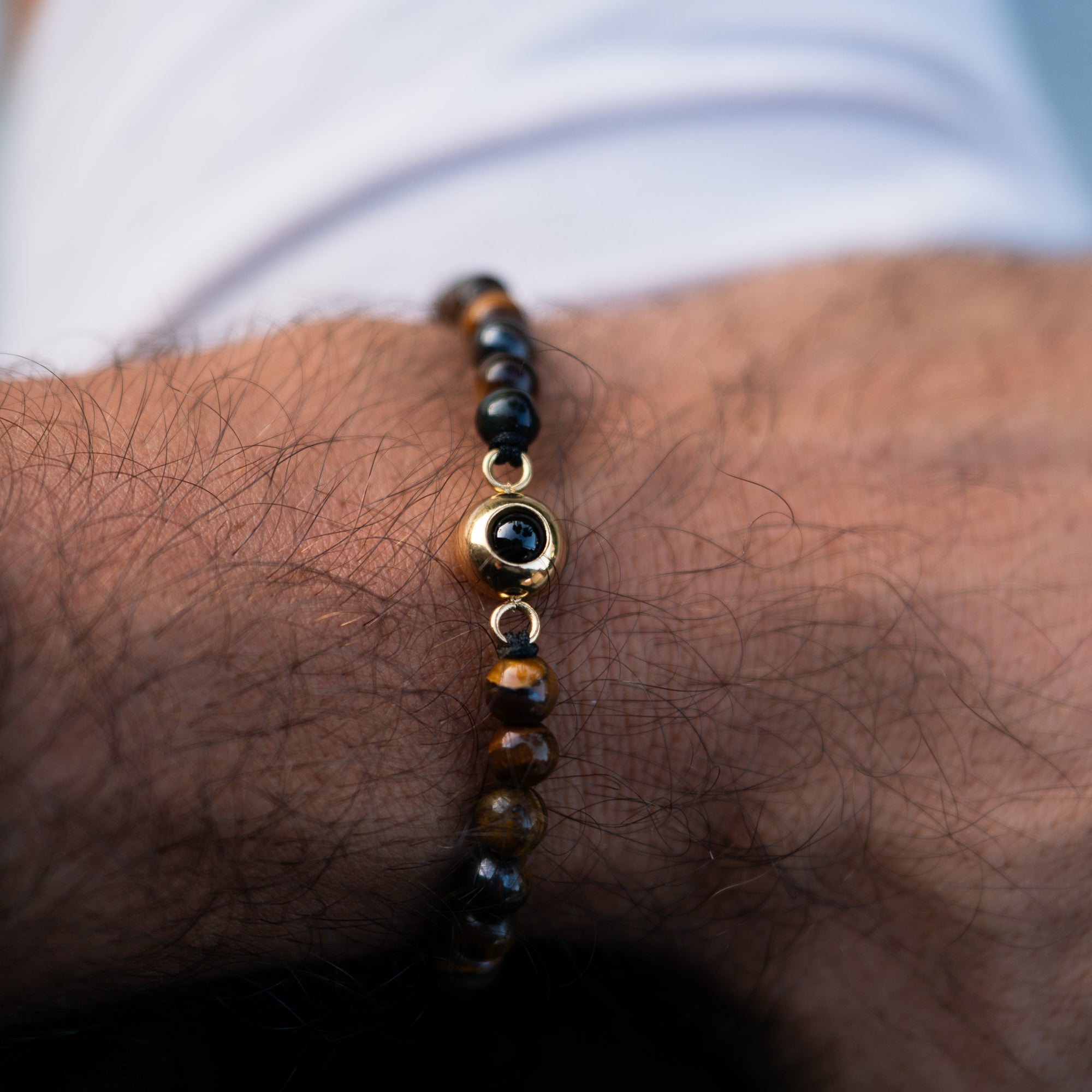 Gepersonaliseerde fotoarmband met jouw foto - Parelketting