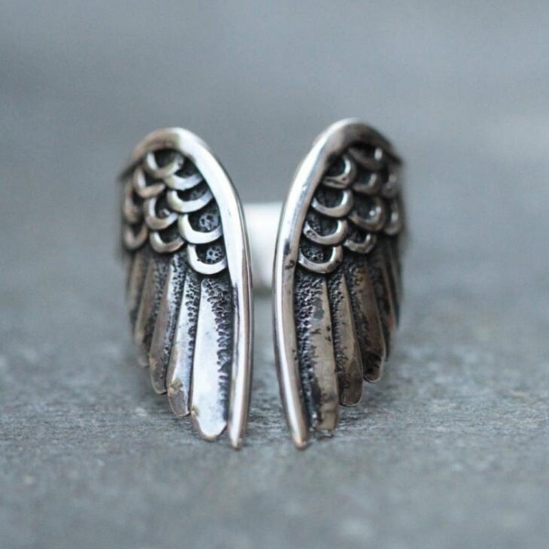 Bague réglable Angel en argent sterling 925
