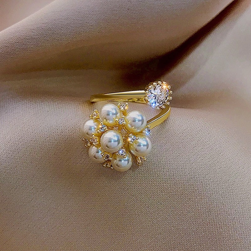 Bague réglable Sweet avec perles