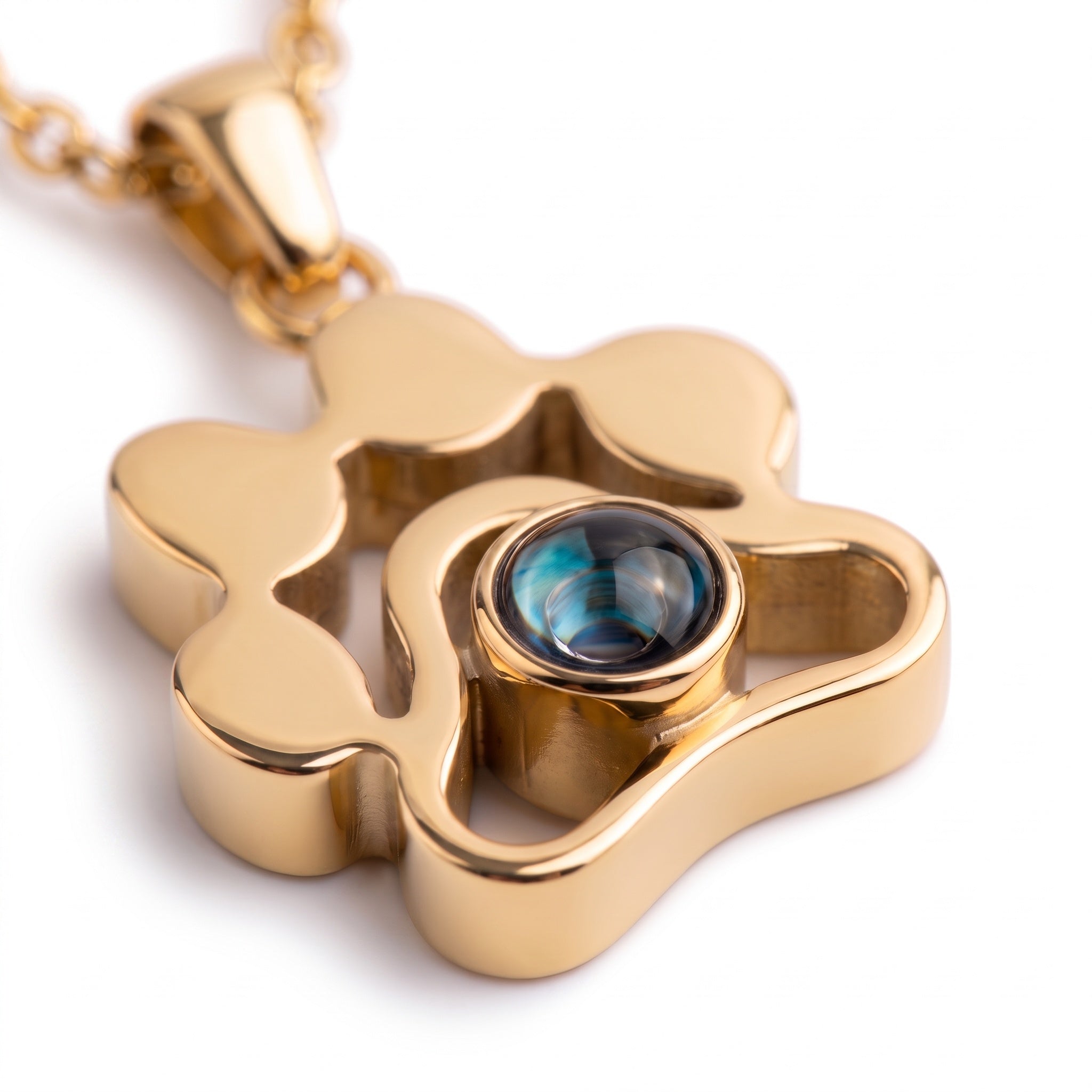 Collier photo personnalisé - Patte de chien