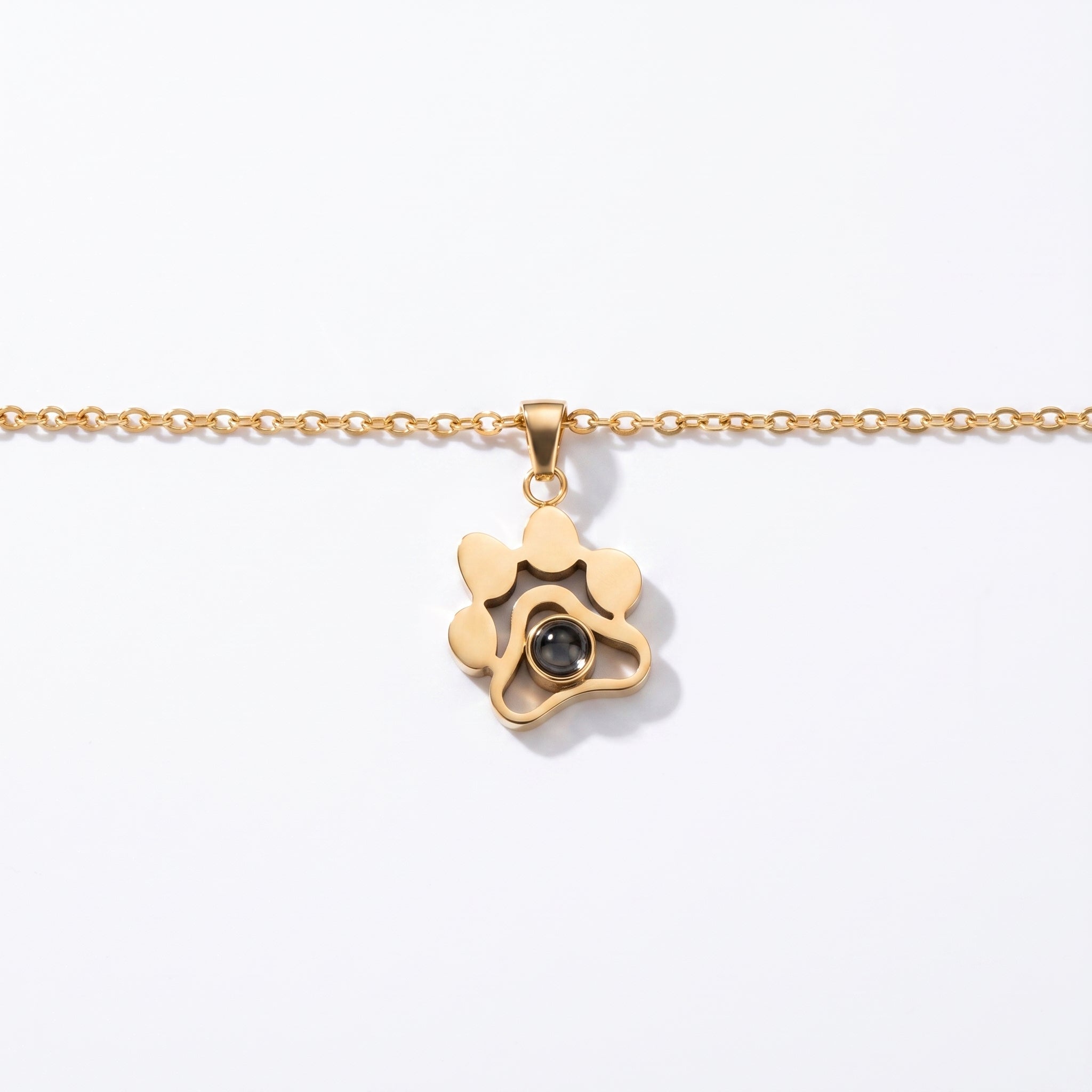 Collier photo personnalisé - Patte de chien