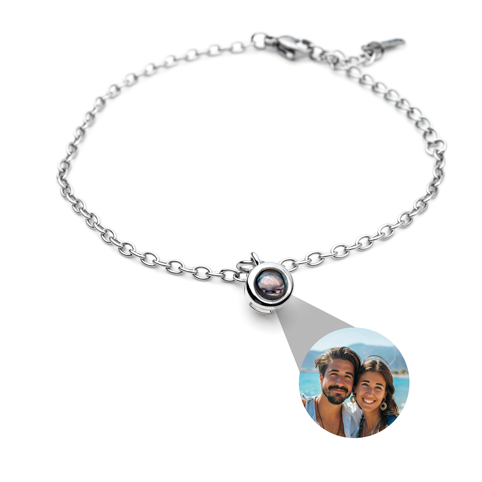 Bracelet photo personnalisé avec votre photo - délicat