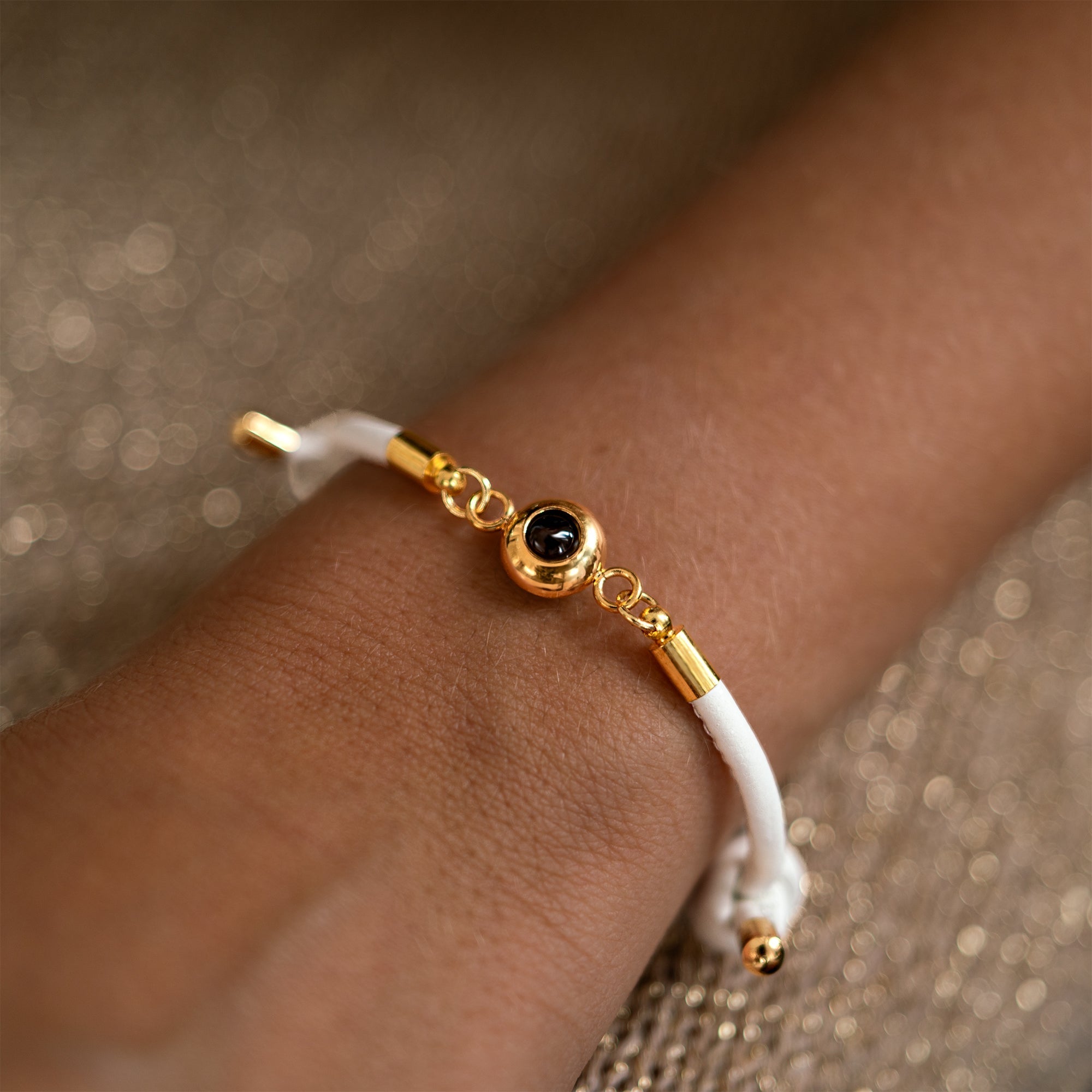 Bracelet photo personnalisé avec votre photo - cuir