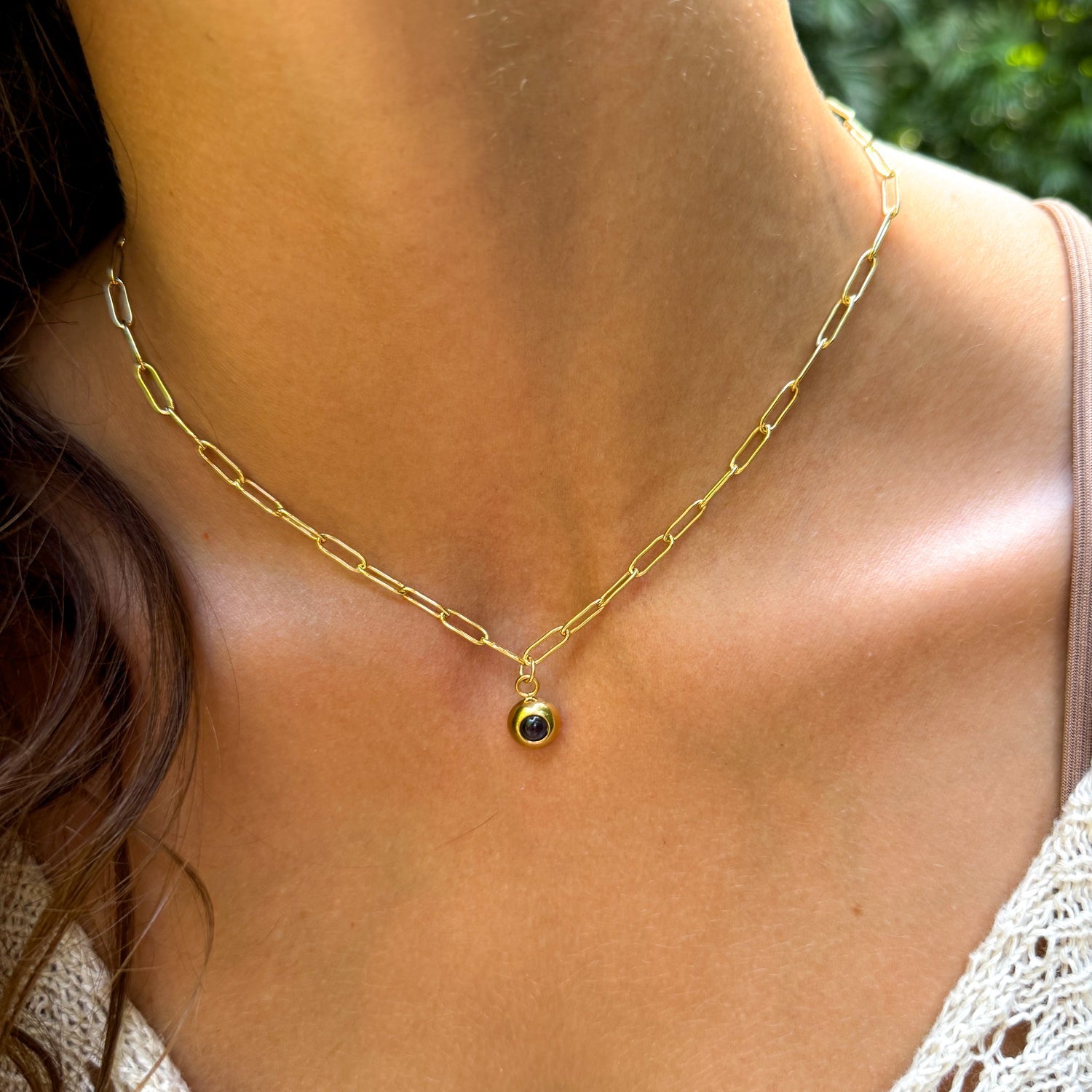 Collier photo personnalisé avec votre propre photo - Chaîne à maillons