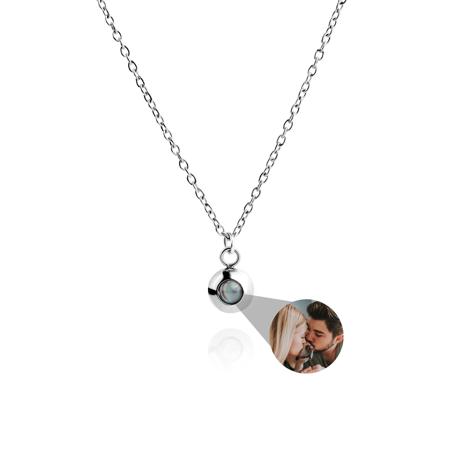 Collier photo personnalisé avec votre propre photo - délicat