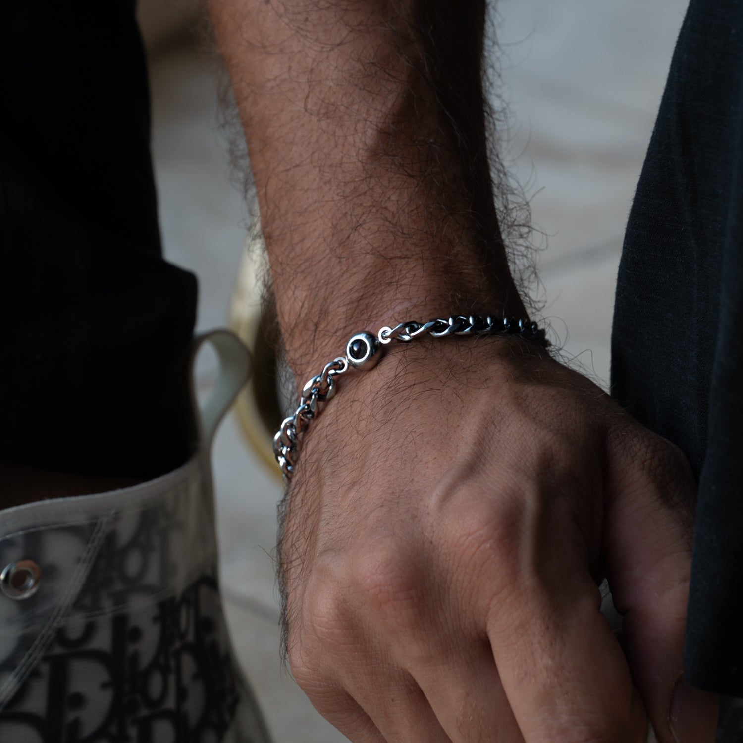 Bracelet photo personnalisé avec ta photo - Chaîne cubaine