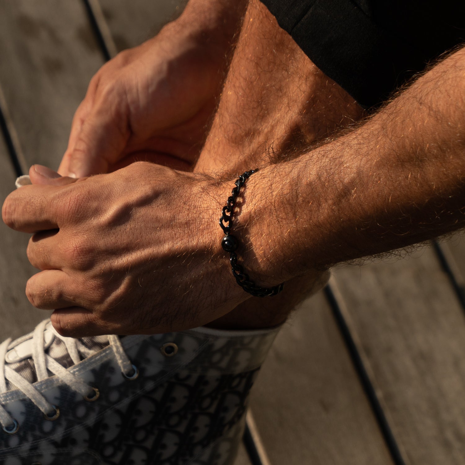 Bracelet photo personnalisé avec ta photo - Chaîne cubaine