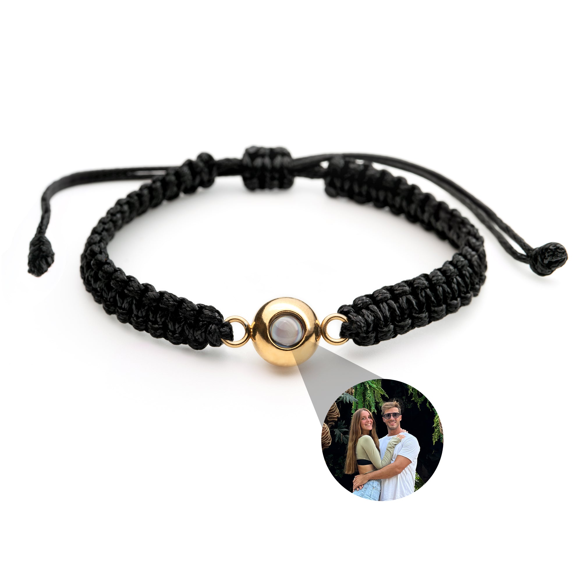 Bracelet photo personnalisé avec ta photo - Édition Premium