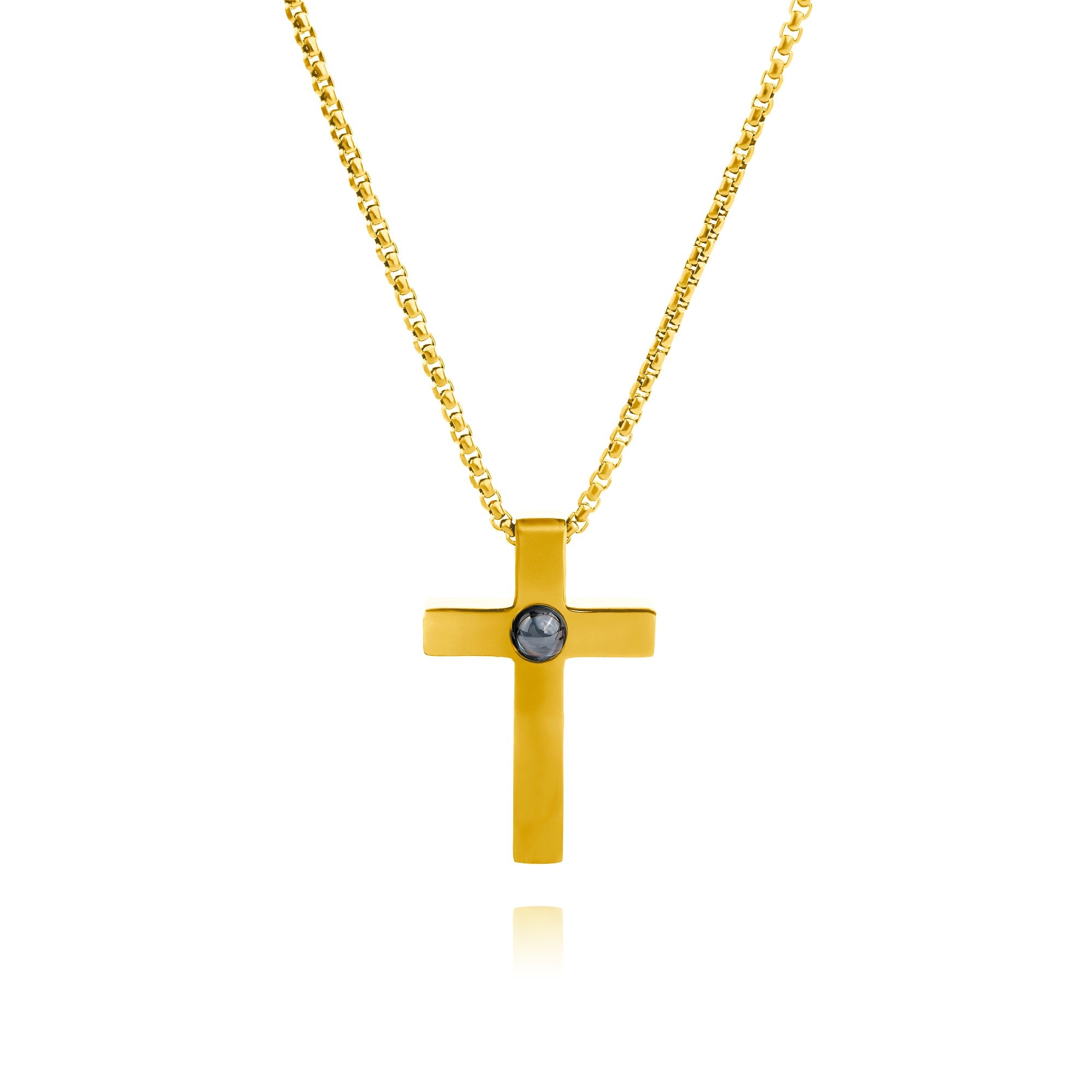 Collier photo personnalisé avec votre propre photo - Croix